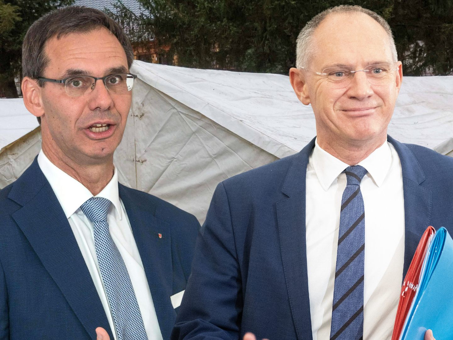 Landeshauptmann Wallner: "Die Zelte brauchen wir nicht" Landeshauptmann Wallner: "Die Zelte brauchen wir nicht"