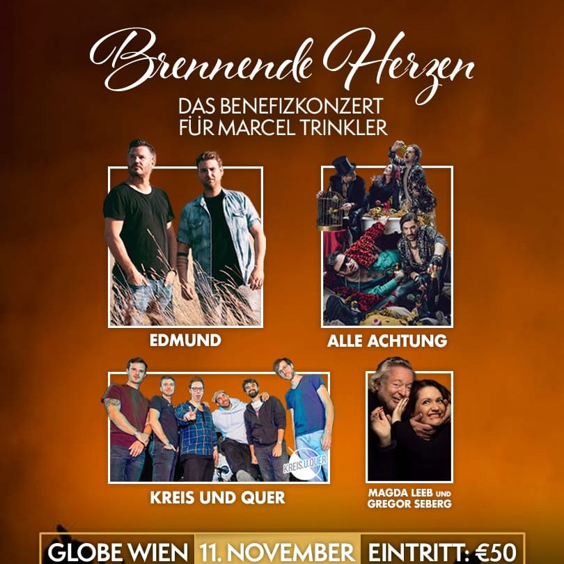 Am 11. November 2022 findet eine Benefizveranstaltung für Marcel Trinkler statt.