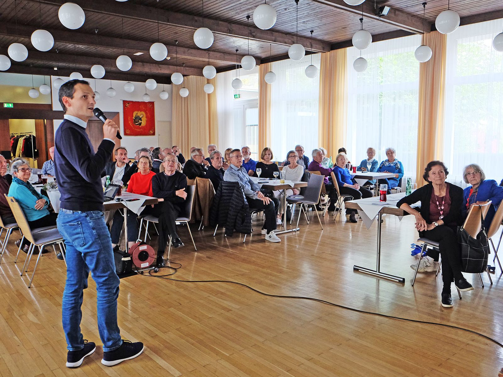 Bei der JHV gab Stadtrat Julian Fässler Informationen über die Entwicklung der Stadt Bei der JHV gab Stadtrat Julian Fässler Informationen über die Entwicklung der Stadt