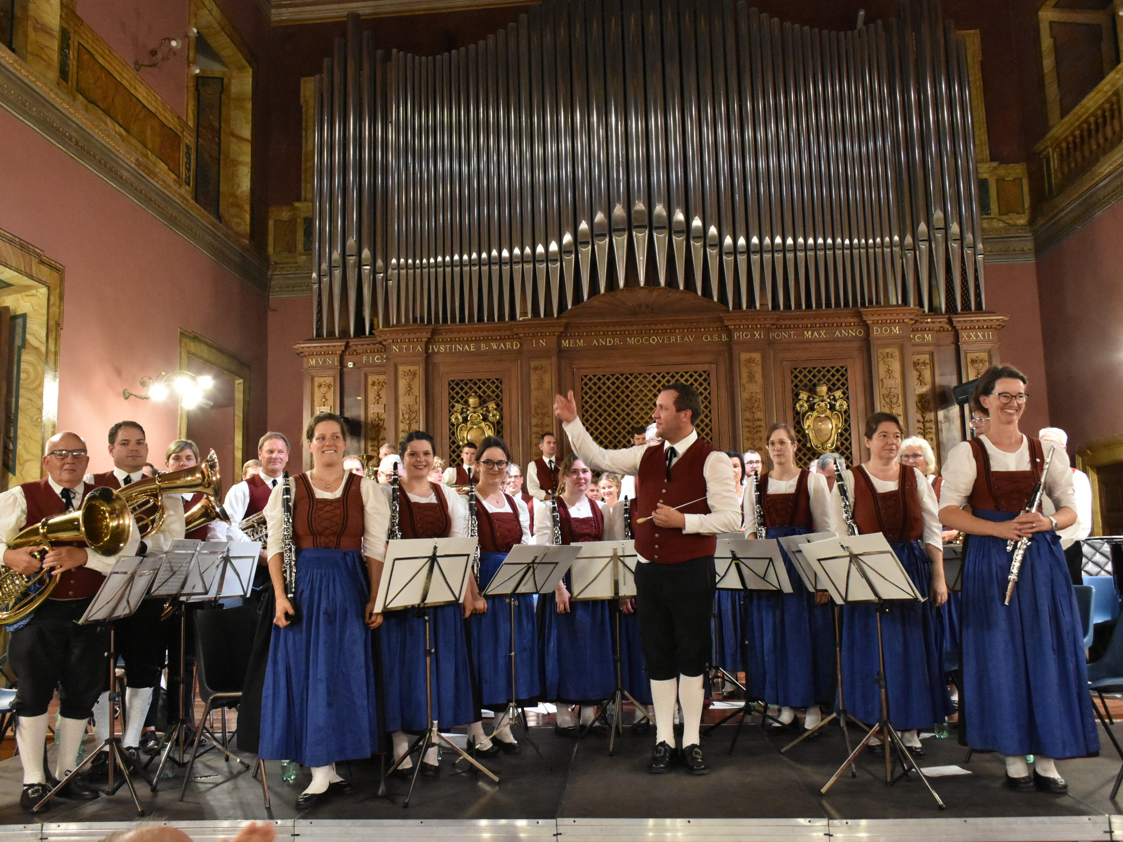 Der Musikverein Gisingen trat im Päpstlichen Institut für Kirchenmusik in Rom auf. Der Musikverein Gisingen trat im Päpstlichen Institut für Kirchenmusik in Rom auf.