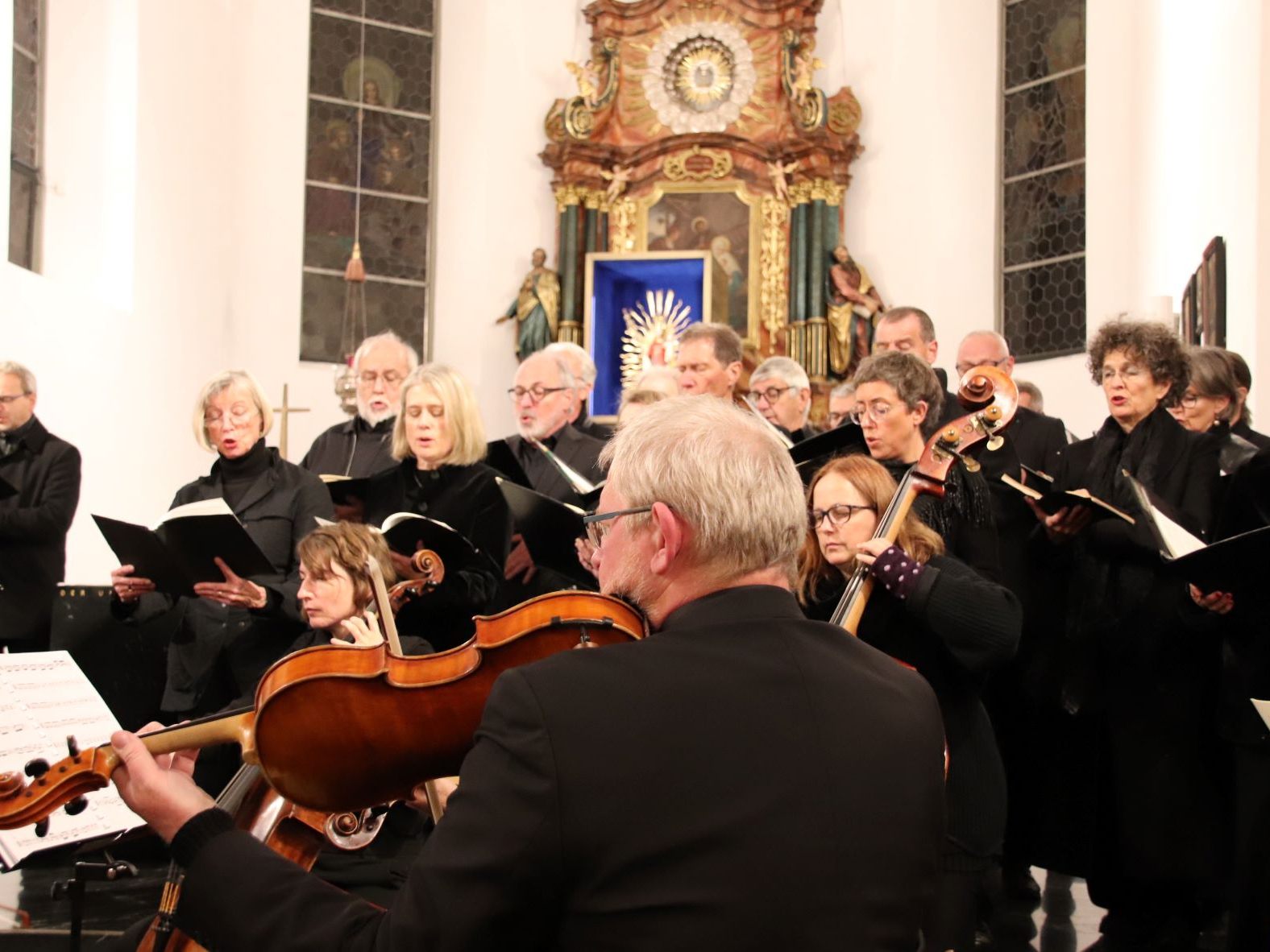 In der Basilika in Bildstein wird das Mozart Requiem aufgeführt.