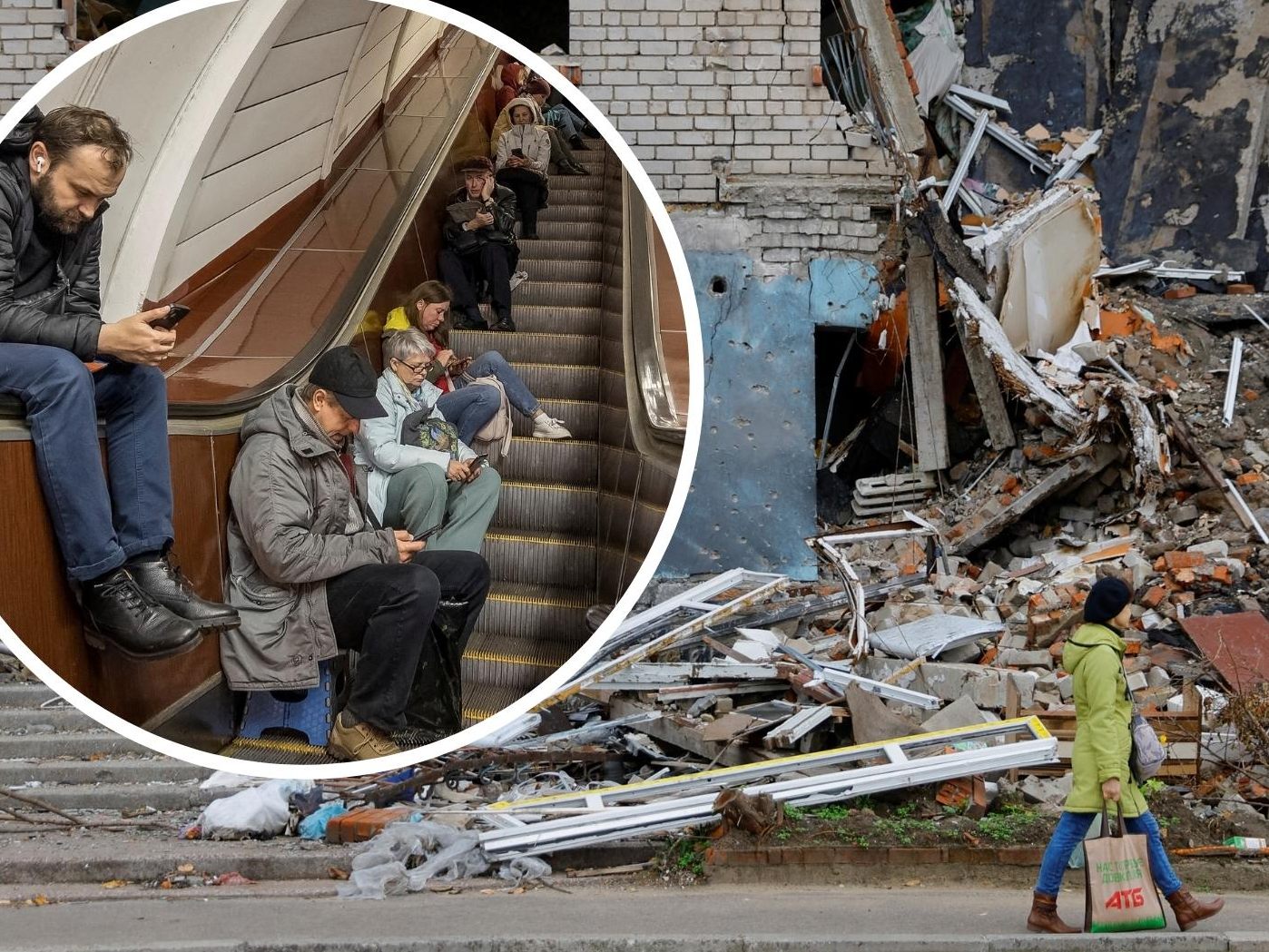 Wieder beschossen die Russen zivile Gebäude in der Ukraine.