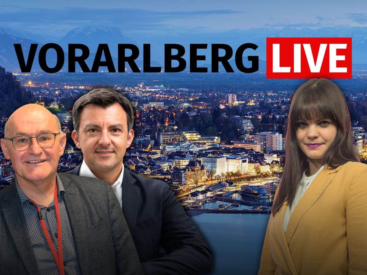 Martin Staudinger und Peter Bußjäger sind am Montag zu Gast bei "Vorarlberg LIVE".