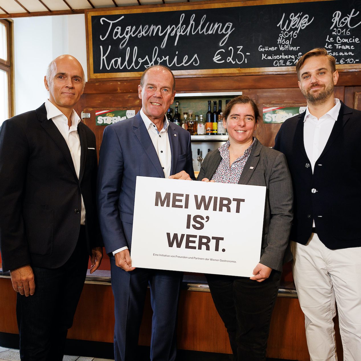 Wiener Wirte machen mit Kampagne mobil.