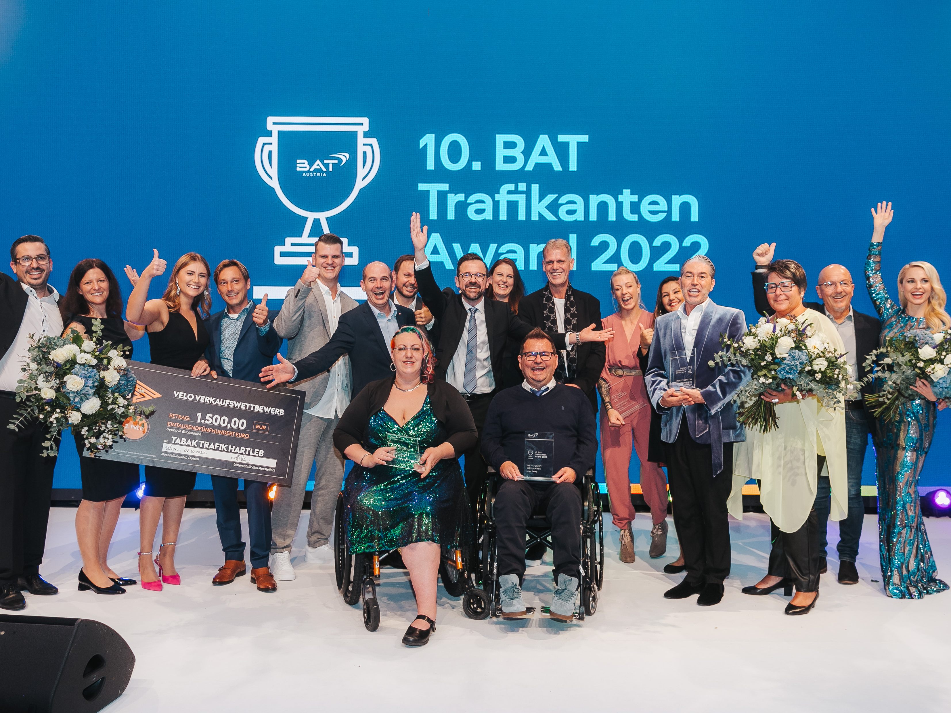 Die "Trafikanten Oscars 2022" wurden in Wien verliehen. Die "Trafikanten Oscars 2022" wurden in Wien verliehen.