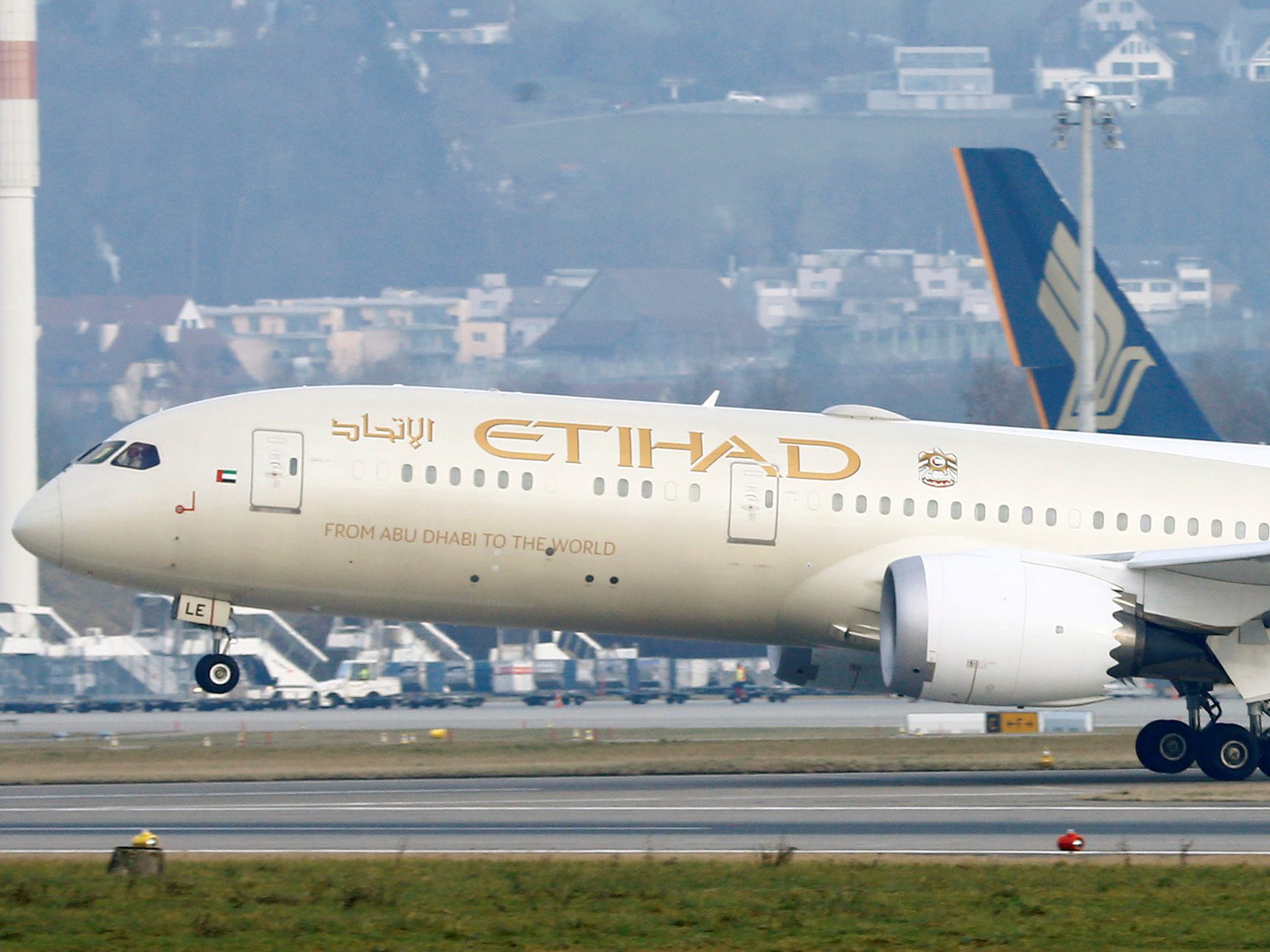 Dreamliner der Etihad Airways.