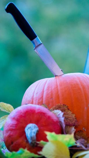 Der Schlingermarkt in Wien-Floridsdorf lud schon am Freitag zum Halloween-Fest ein.