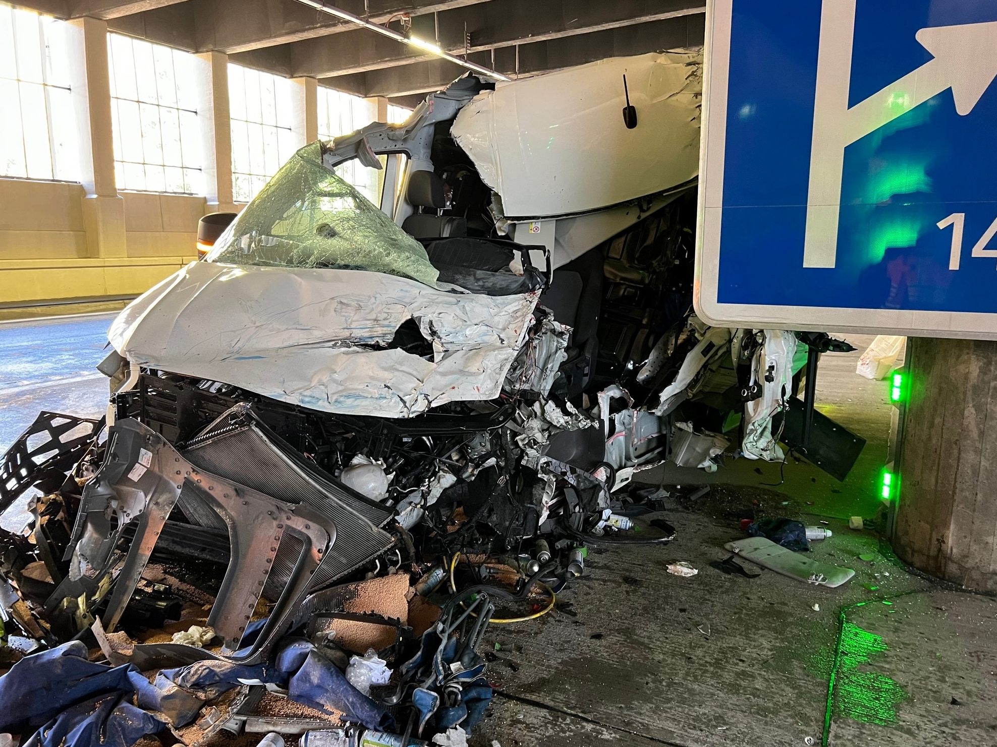 Unfall im Arlbergtunnel