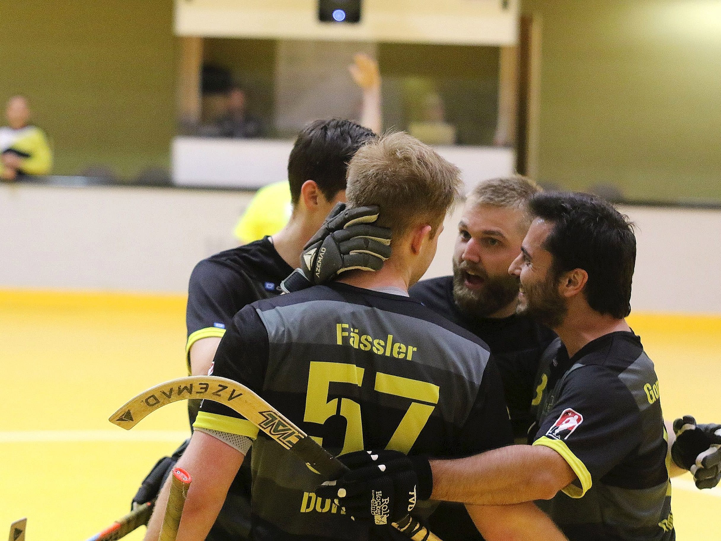 Der RHC Dornbirn jubelte nach dem Sieg gegen Genf. Der RHC Dornbirn jubelte nach dem Sieg gegen Genf.