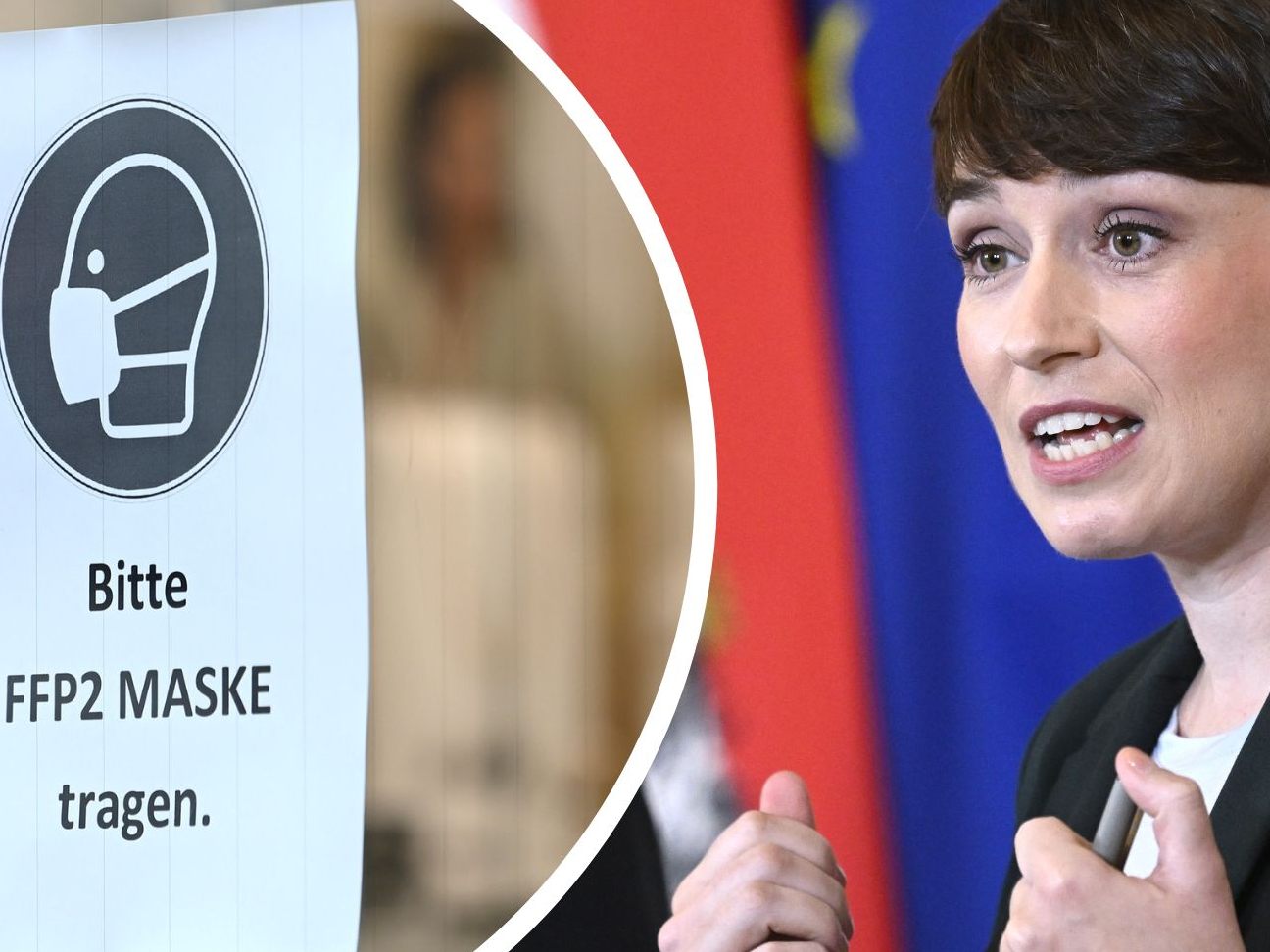 Sigrid Maurer bestätigt Gerüchte - Minister Rauch will bald über Maskenpflicht entscheiden.