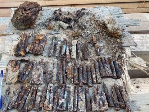 In der Weintraubengasse in Wien-Leopoldstadt wurde Munition entdeckt.