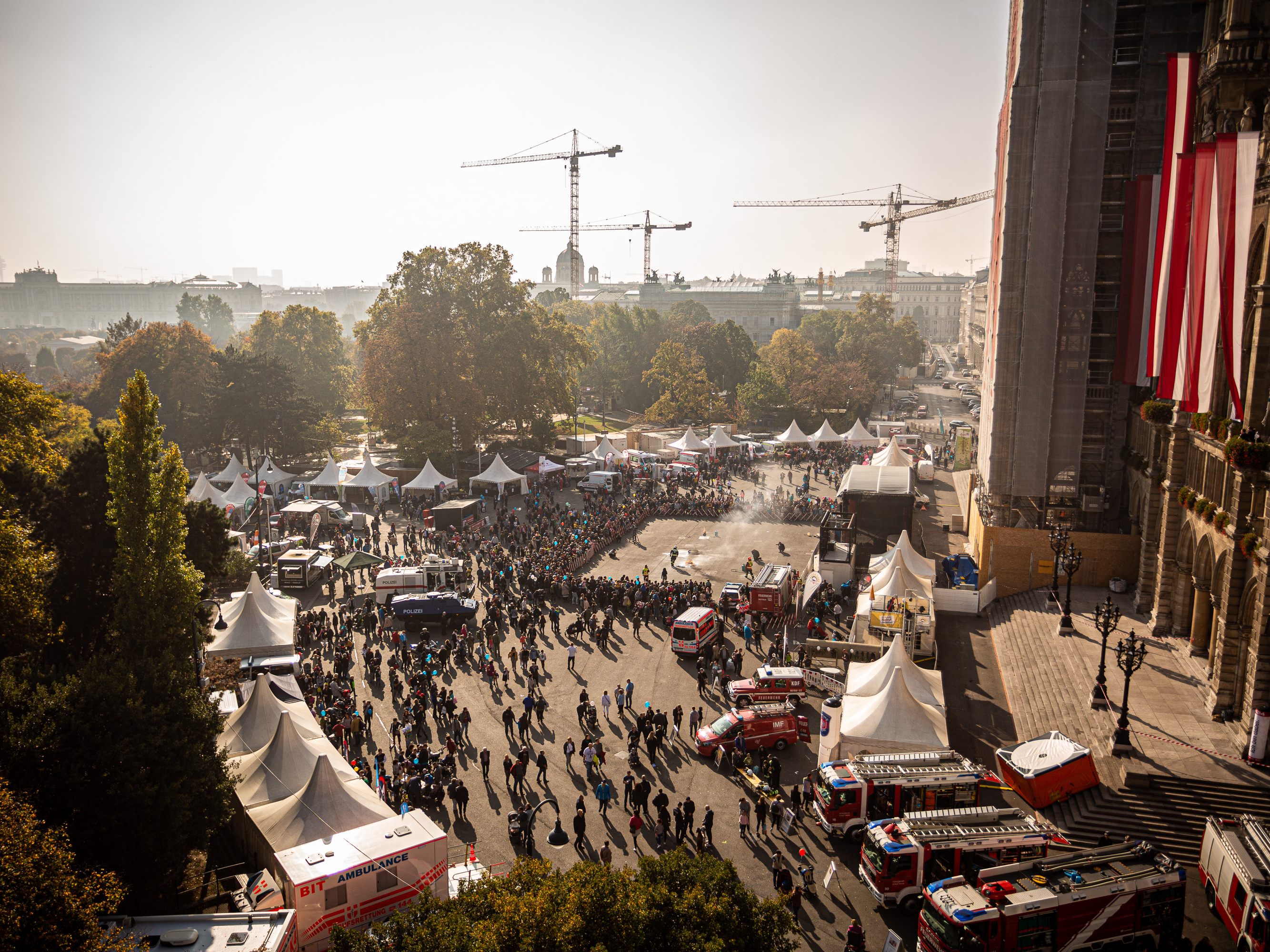 Das Wiener Sicherheitsfest steigt wieder am Rathausplatz.