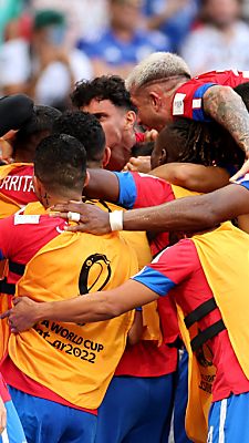 Costa Rica überrascht Japan