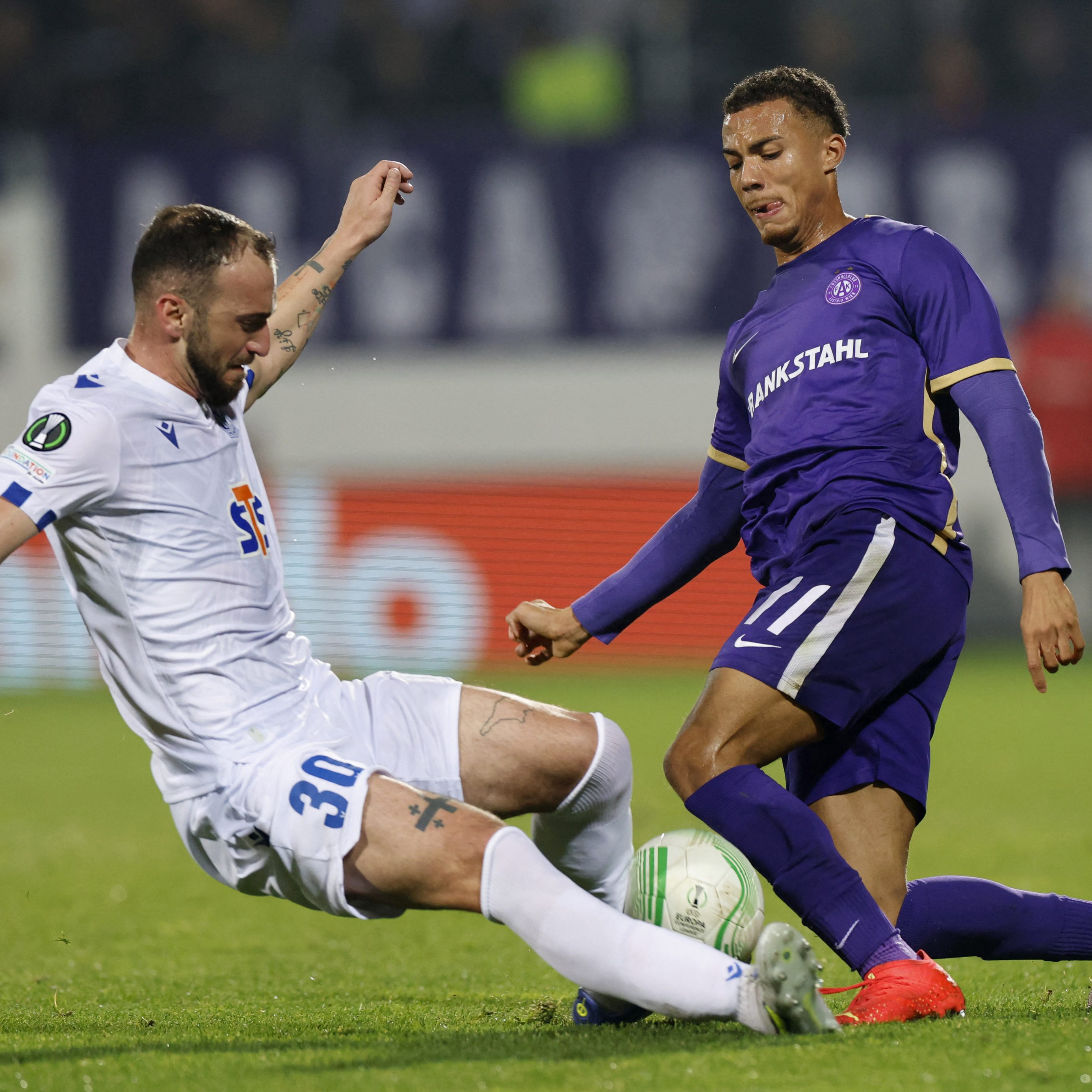 Noch ein letztes Mal kämpft die Wiener Austria in der Conference League um Punkte.