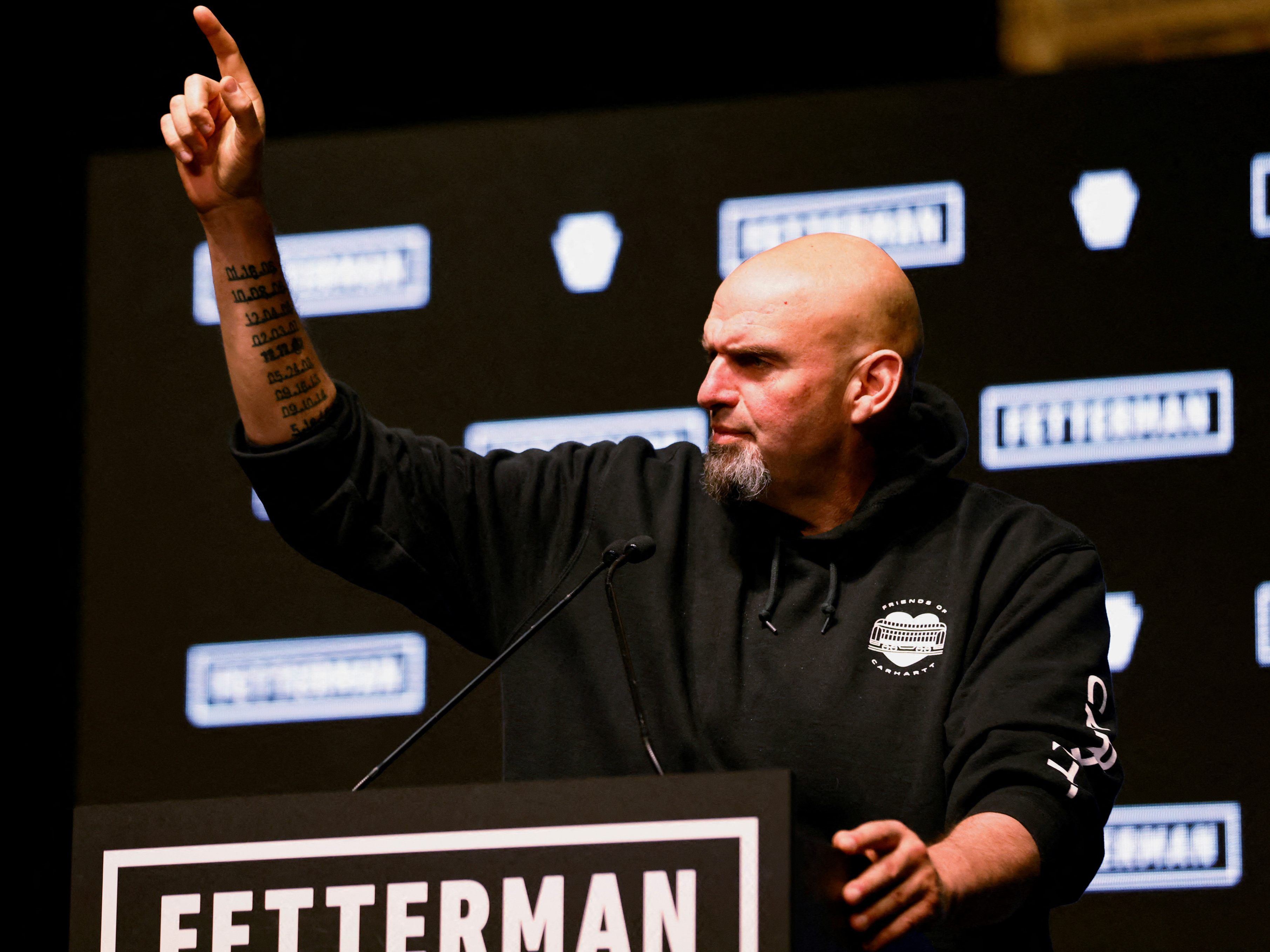 US-Demokrat John Fetterman gewann das Rennen um einen Sitz im US-Senat in Pennsylvania.