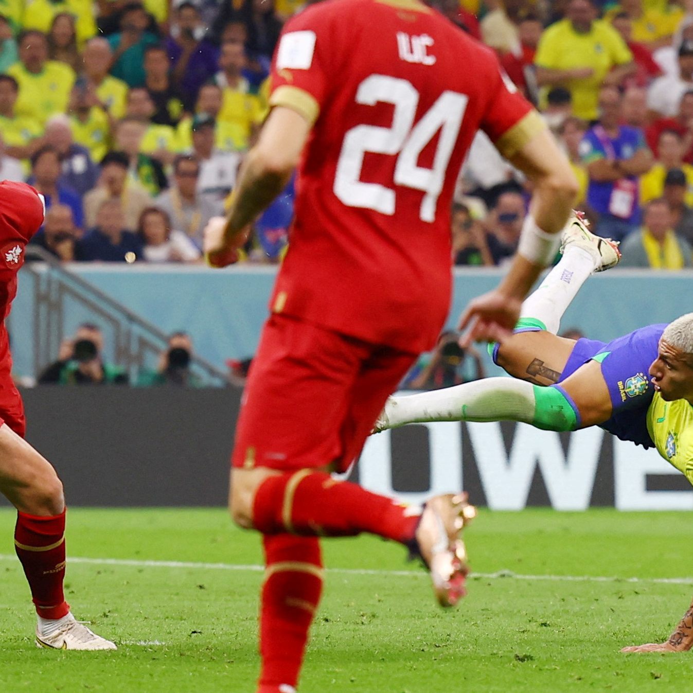 Topfavorit Brasilien konnte bei der Fußball-WM in Katar gegen Serbien siegen.