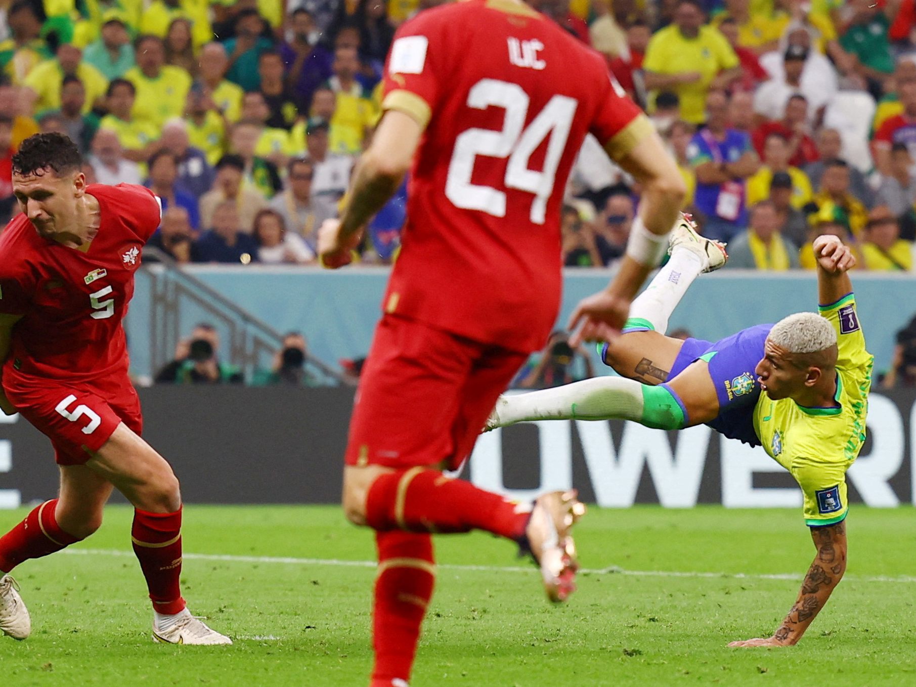 Topfavorit Brasilien konnte bei der Fußball-WM in Katar gegen Serbien siegen.