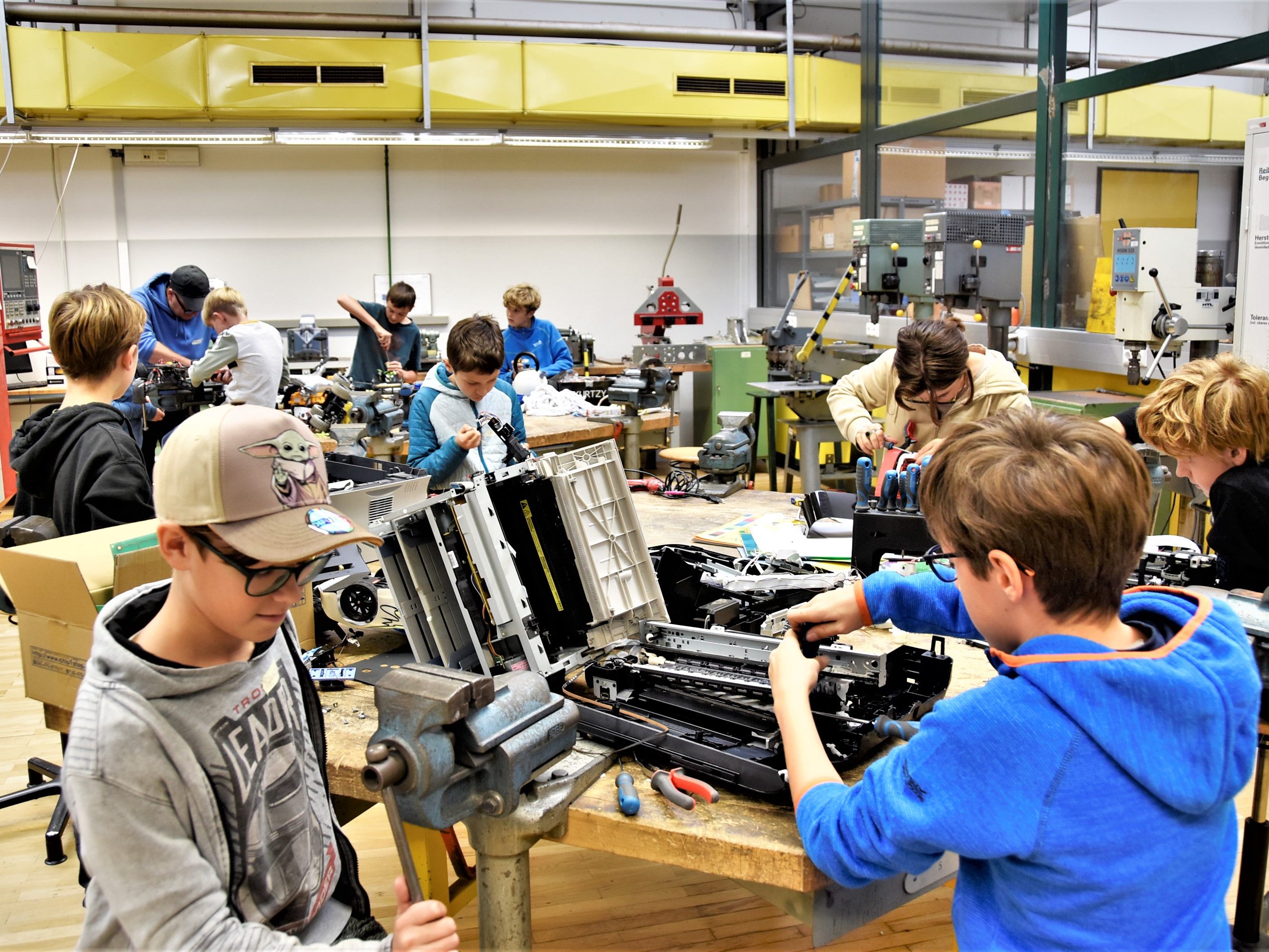 Großen Spaß hatten die Jugendliche beim Workshop in Rankweil