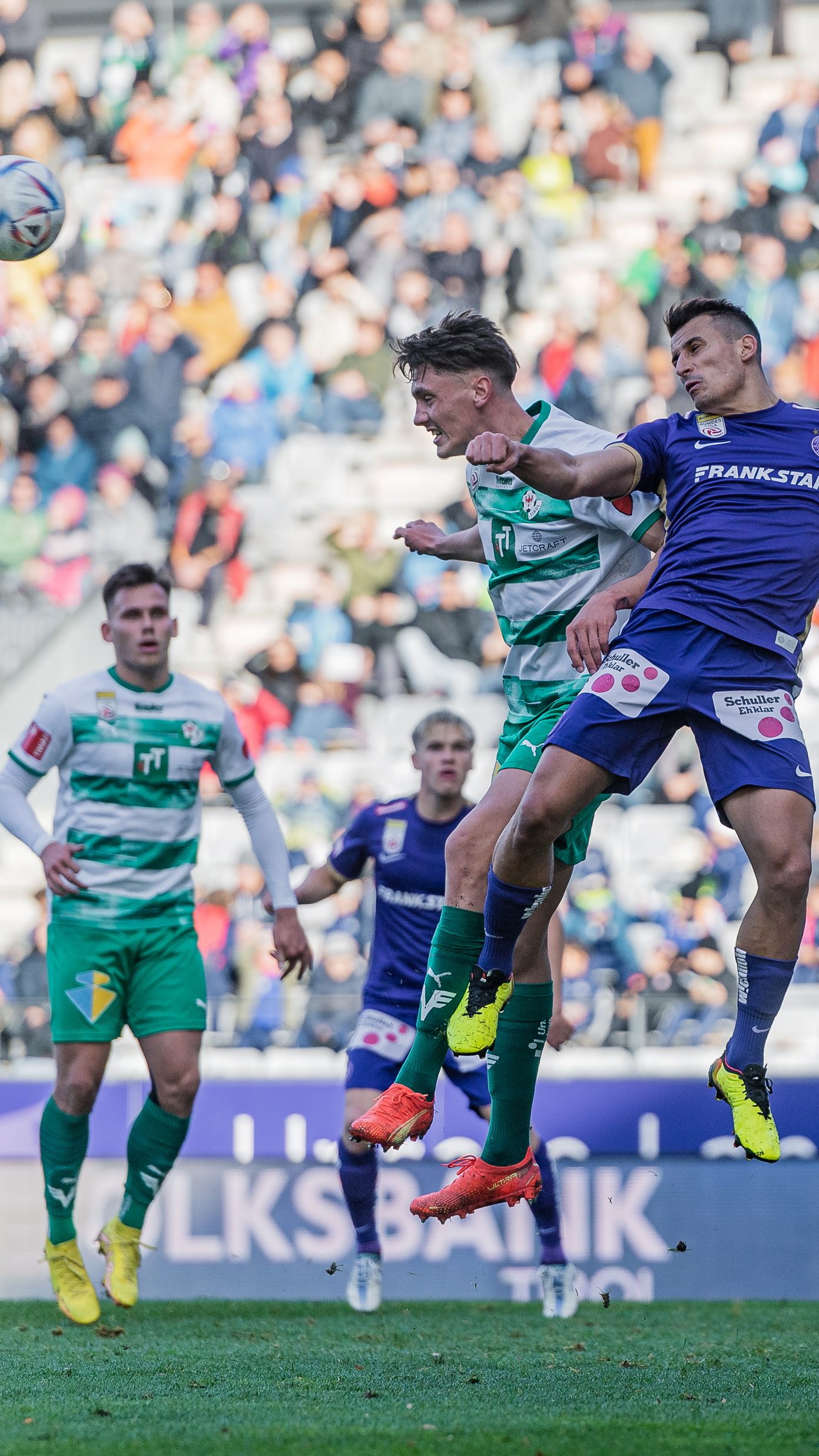 Das Spiel zwischen der Wiener Austria und der WSG Tirol endete torlos.