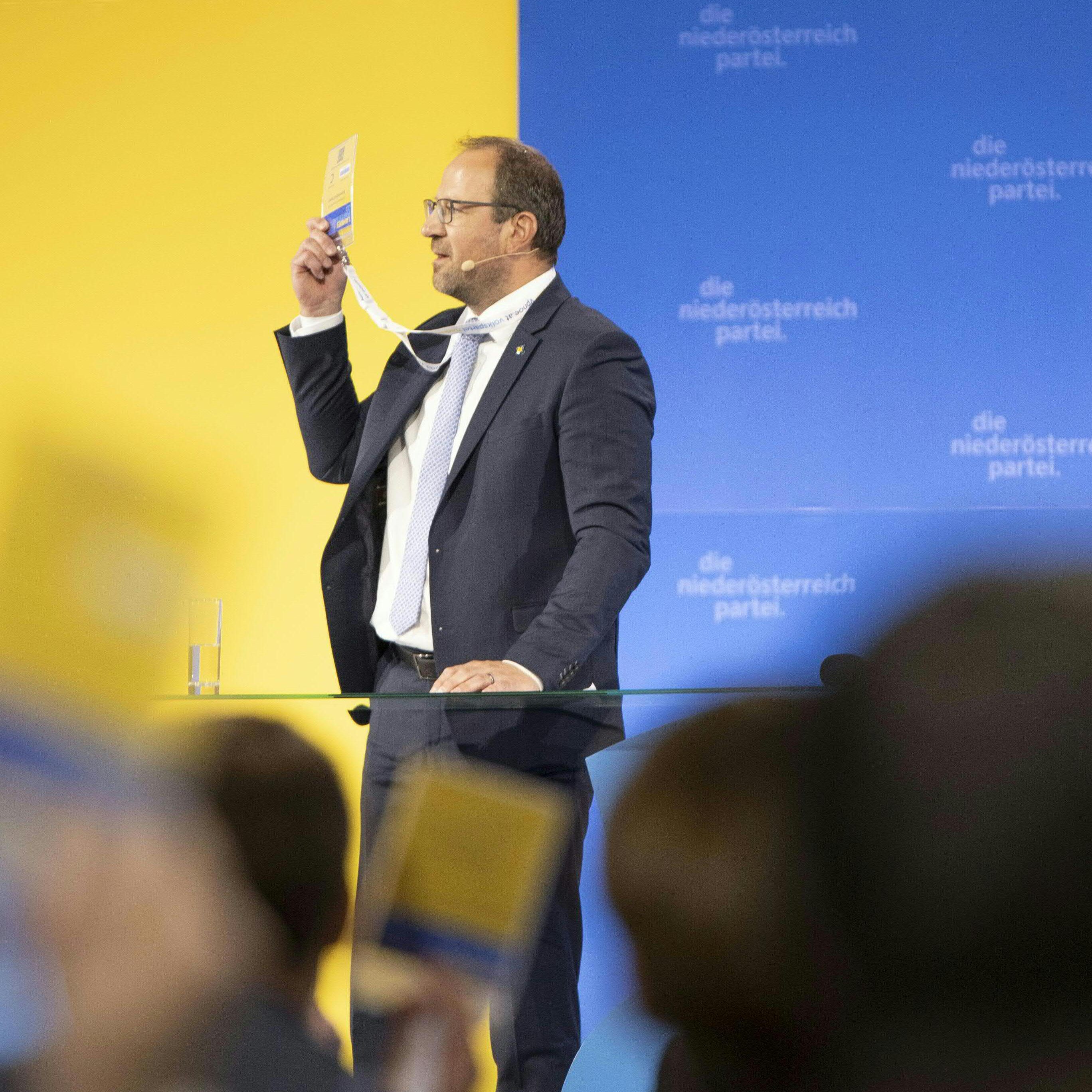 Die ÖVP plant zur NÖ Landtagswahl einen Wahlkampf "mit Fingerspitzengefühl".