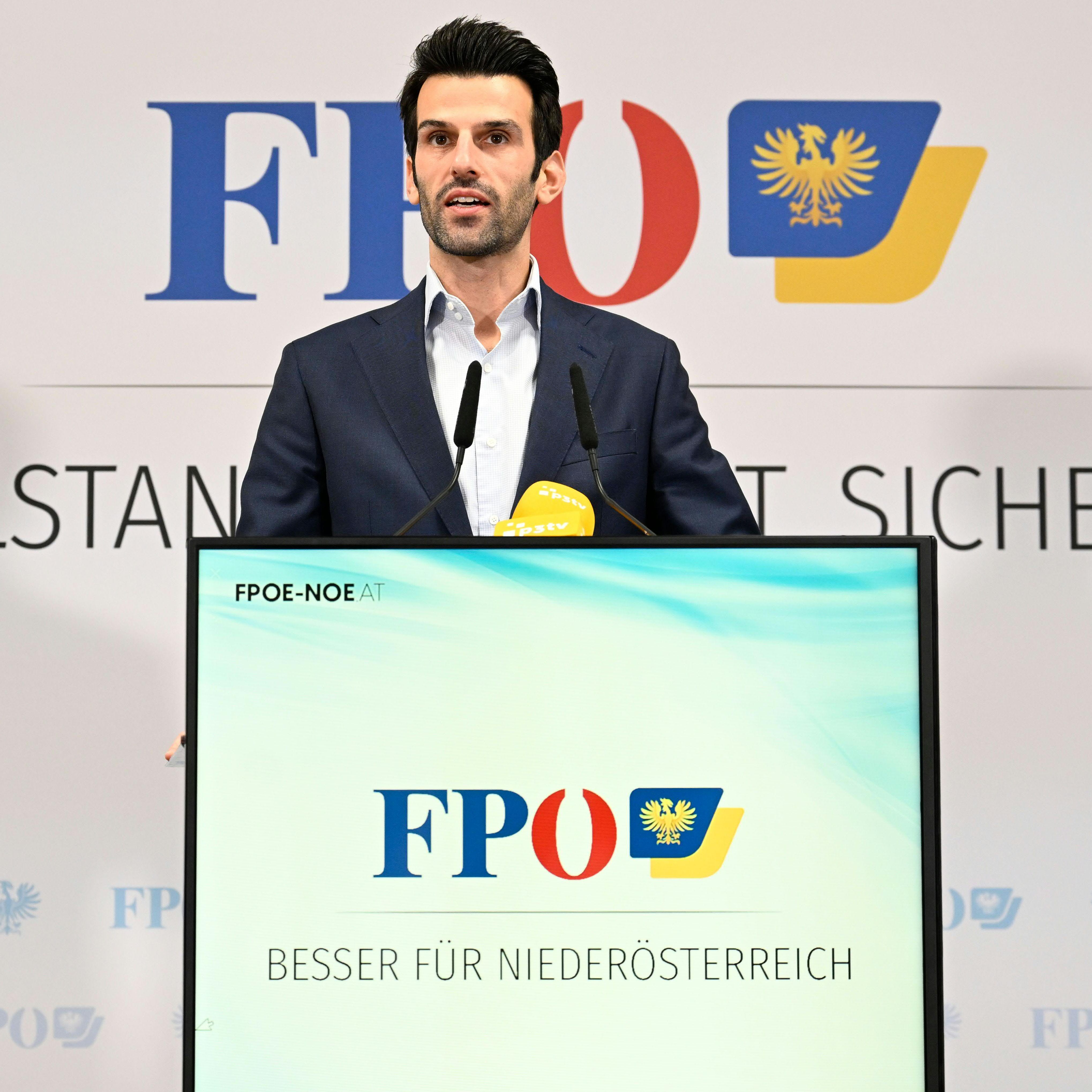 NÖ-Wahl: FPÖ-Spitzenkandidat heißt Udo Landbauer.