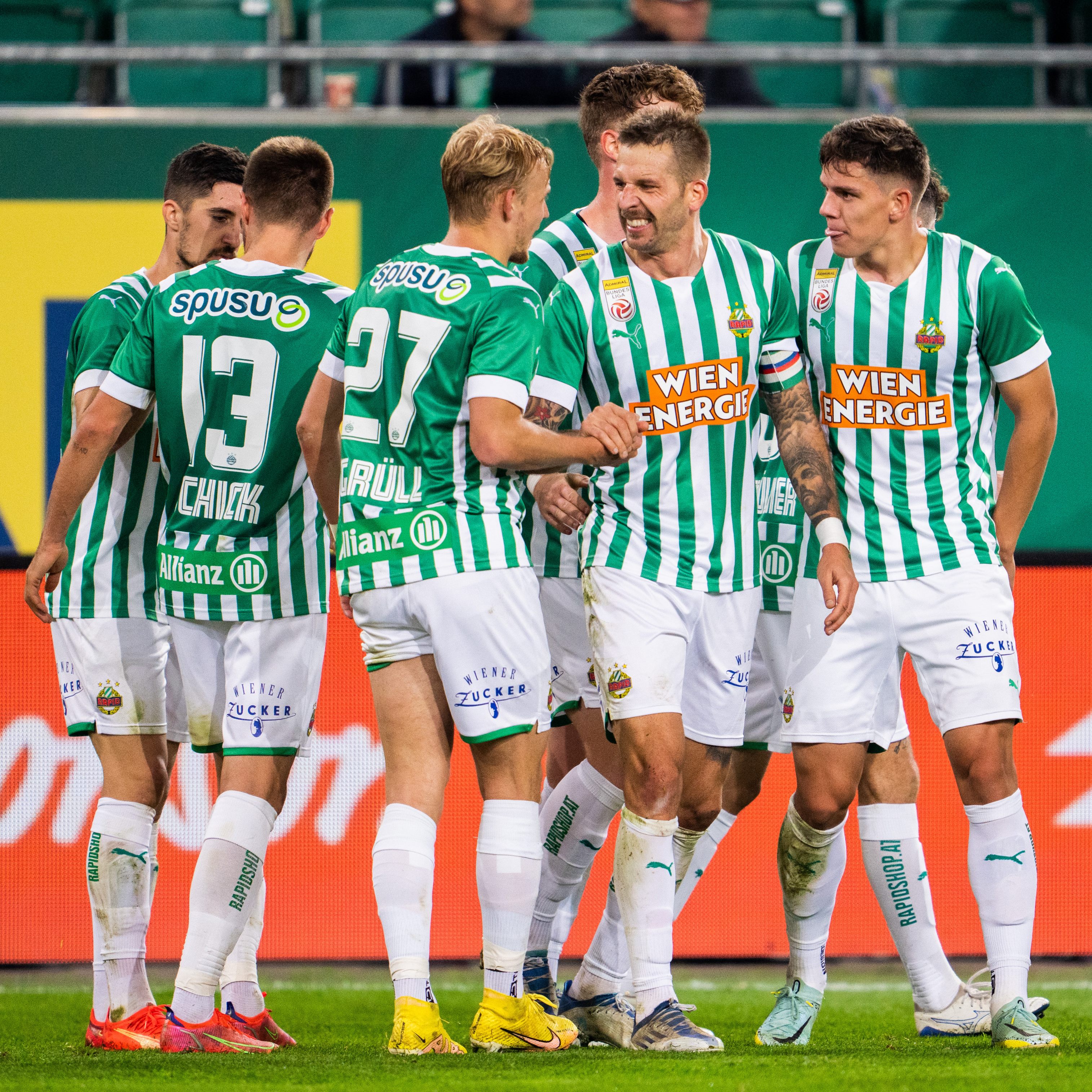 Rapid Wien will auch im ÖFB-Cup-Viertelfinale jubeln.