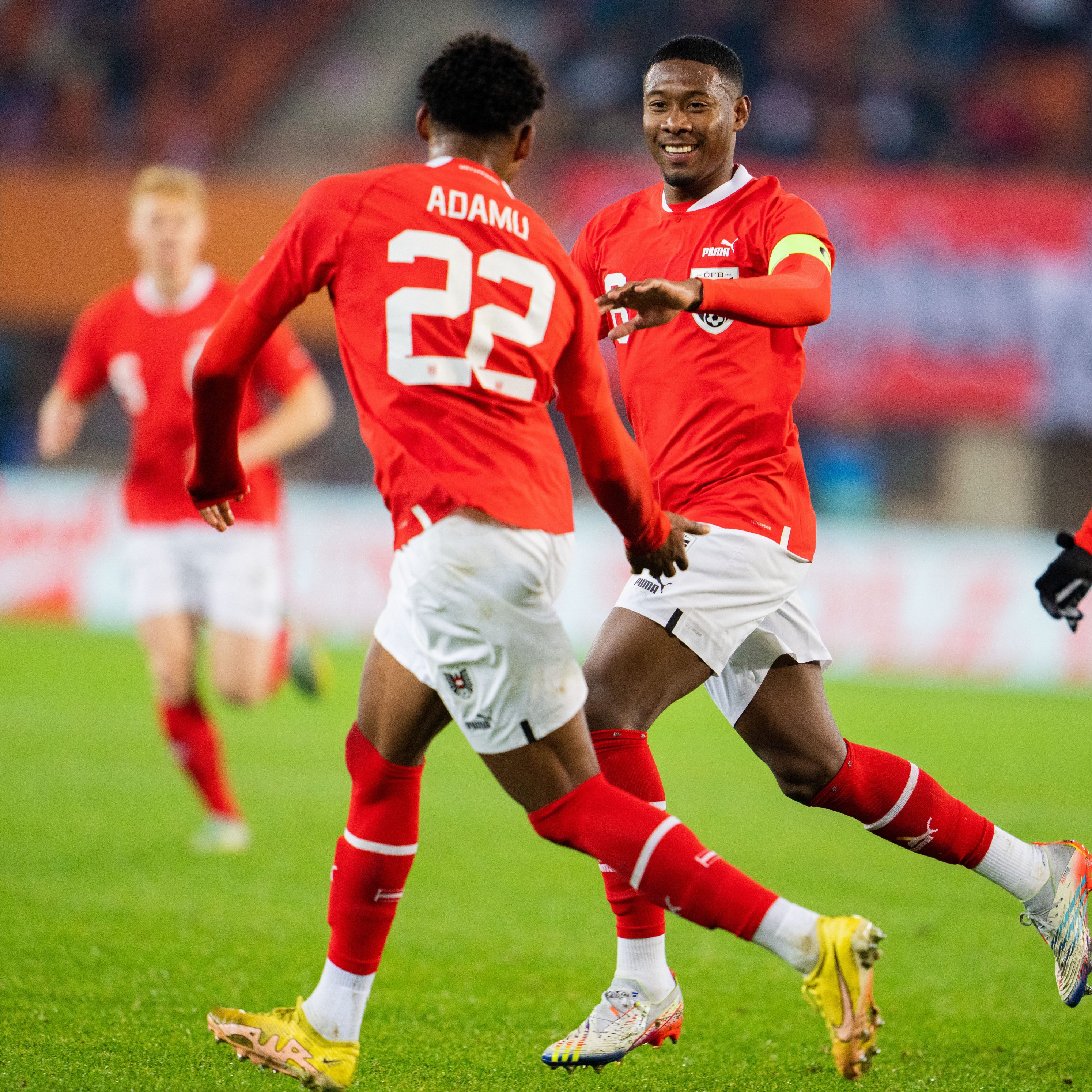 David Alaba sorgte mit seinem Freistoß-Treffer für das 2:0.