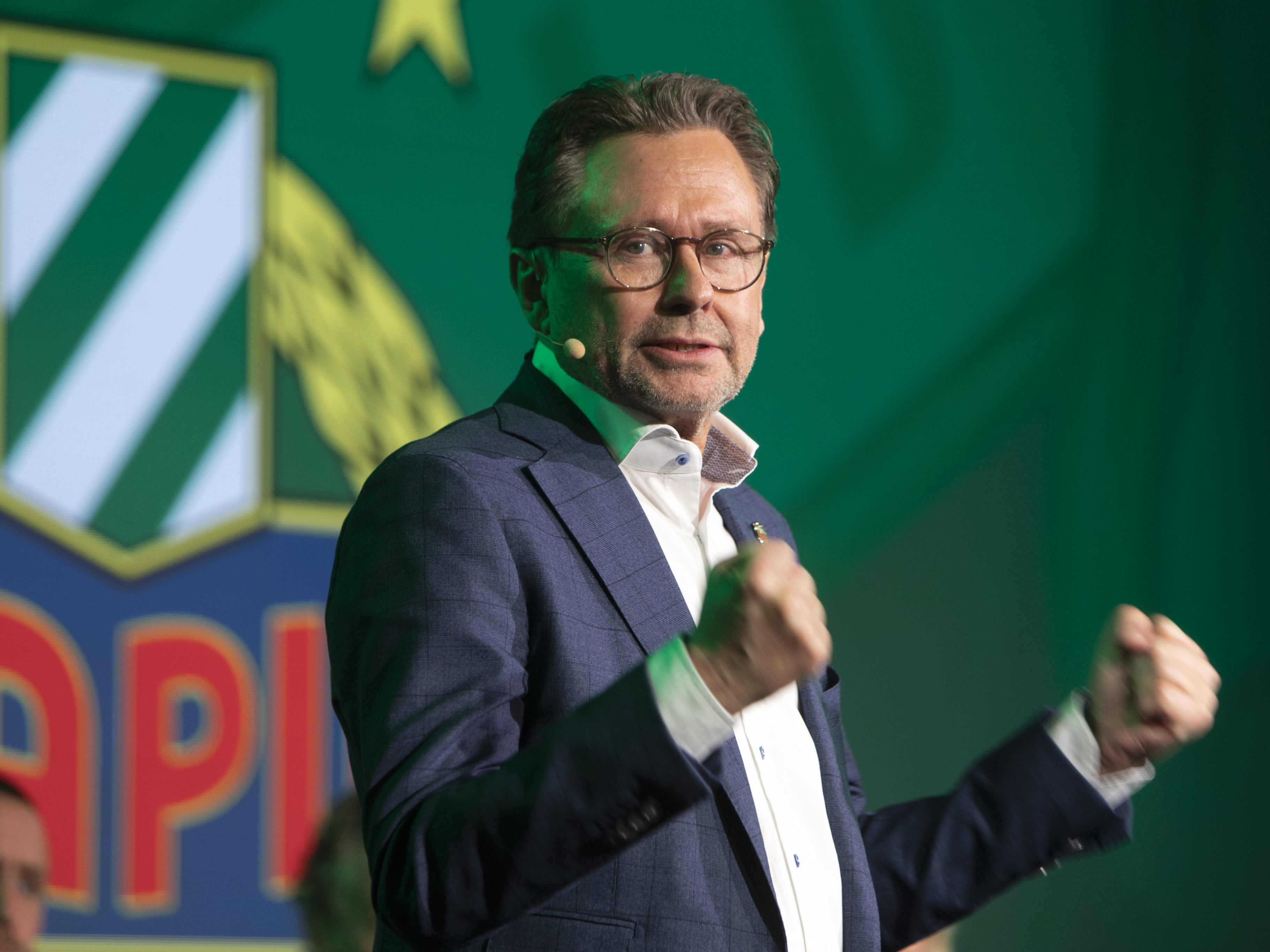 Die Liste von Alexander Wrabetz erhielt bei der Hauptversammlung von Rapid 87,7 Prozent der Stimmen. Die Liste von Alexander Wrabetz erhielt bei der Hauptversammlung von Rapid 87,7 Prozent der Stimmen.
