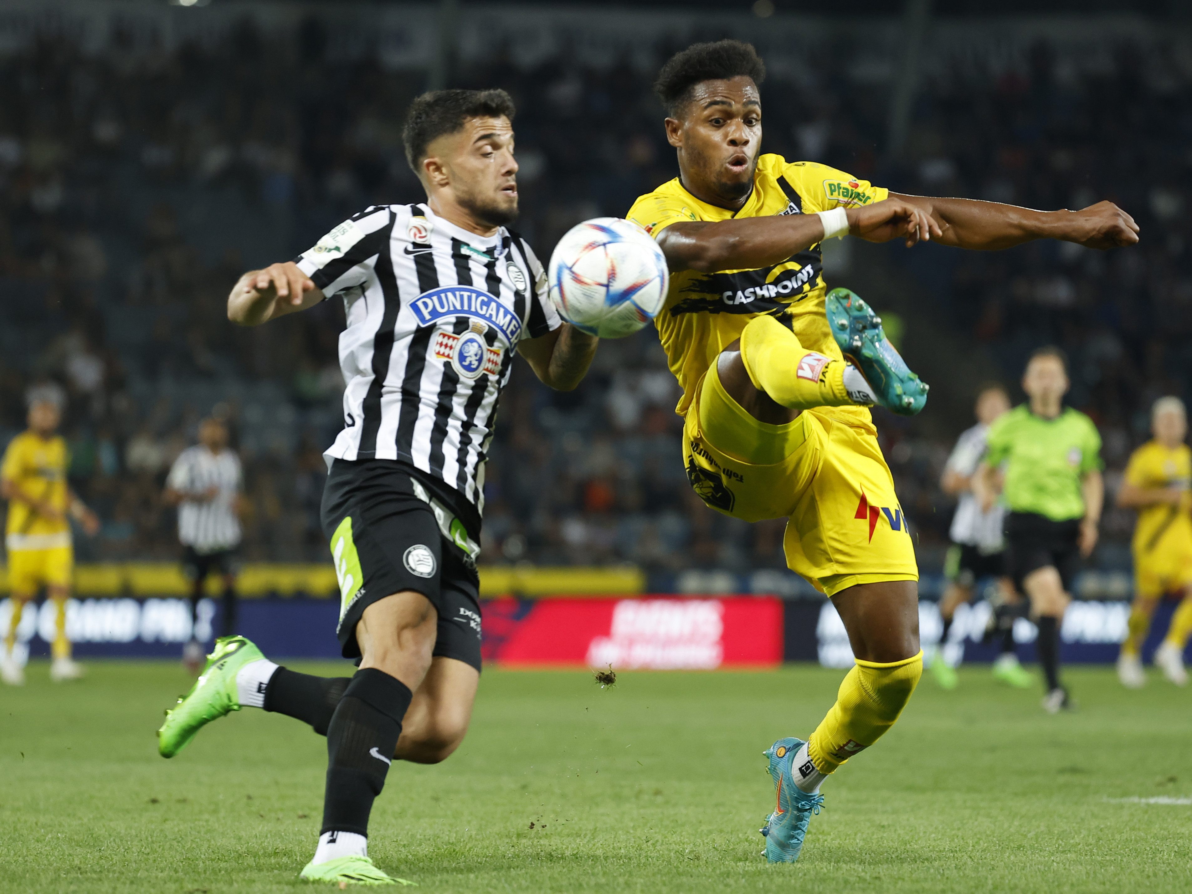 Im August besiegte Sturm Graz den SCR Altach 4:0. Den Live-Ticker zum Spiel am Sonntag gibt es hier.