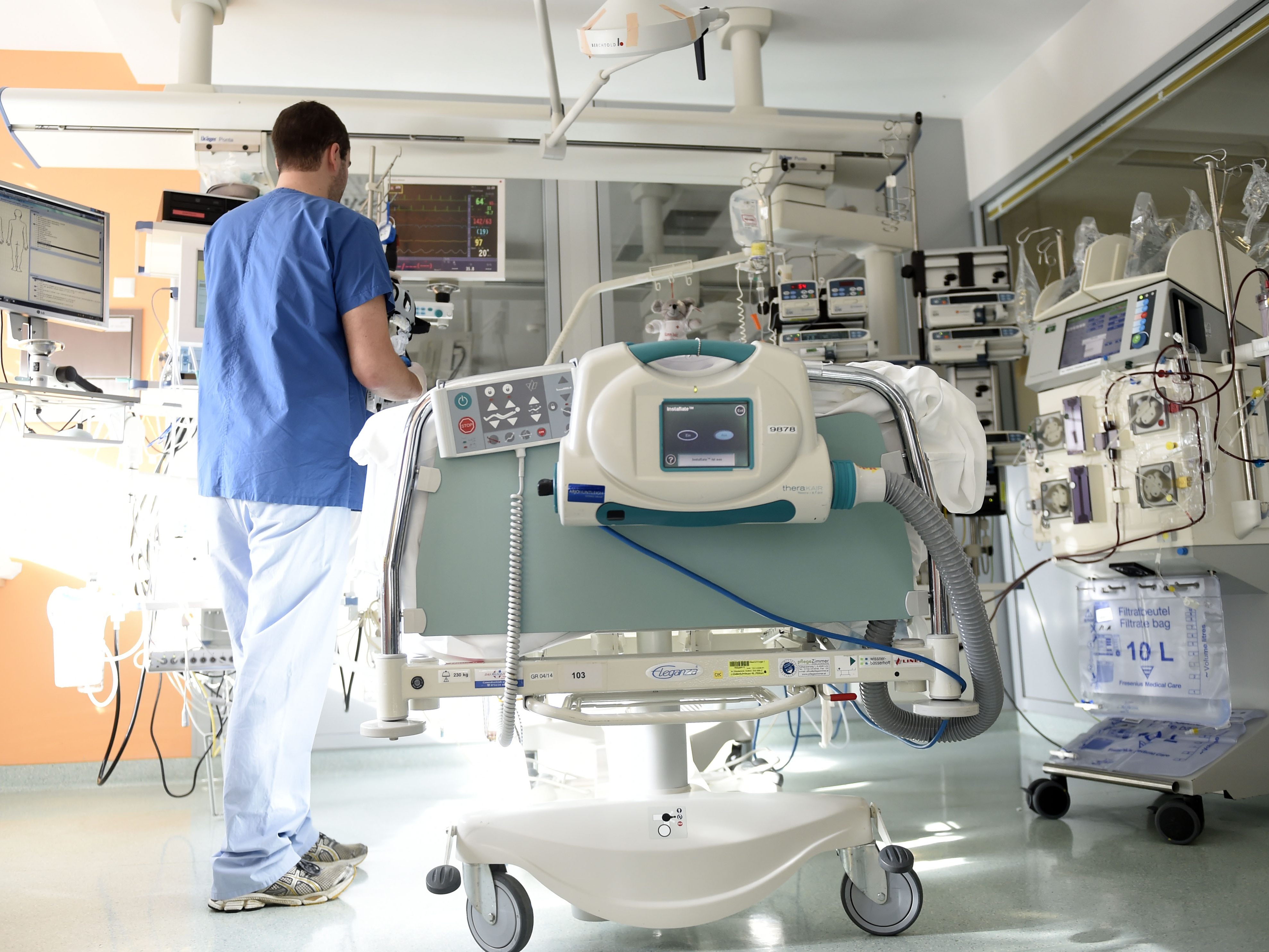 Heuer sind besonders viele Kinder mit einer RSV-Infektion in Wiener Spitälern. Heuer sind besonders viele Kinder mit einer RSV-Infektion in Wiener Spitälern.