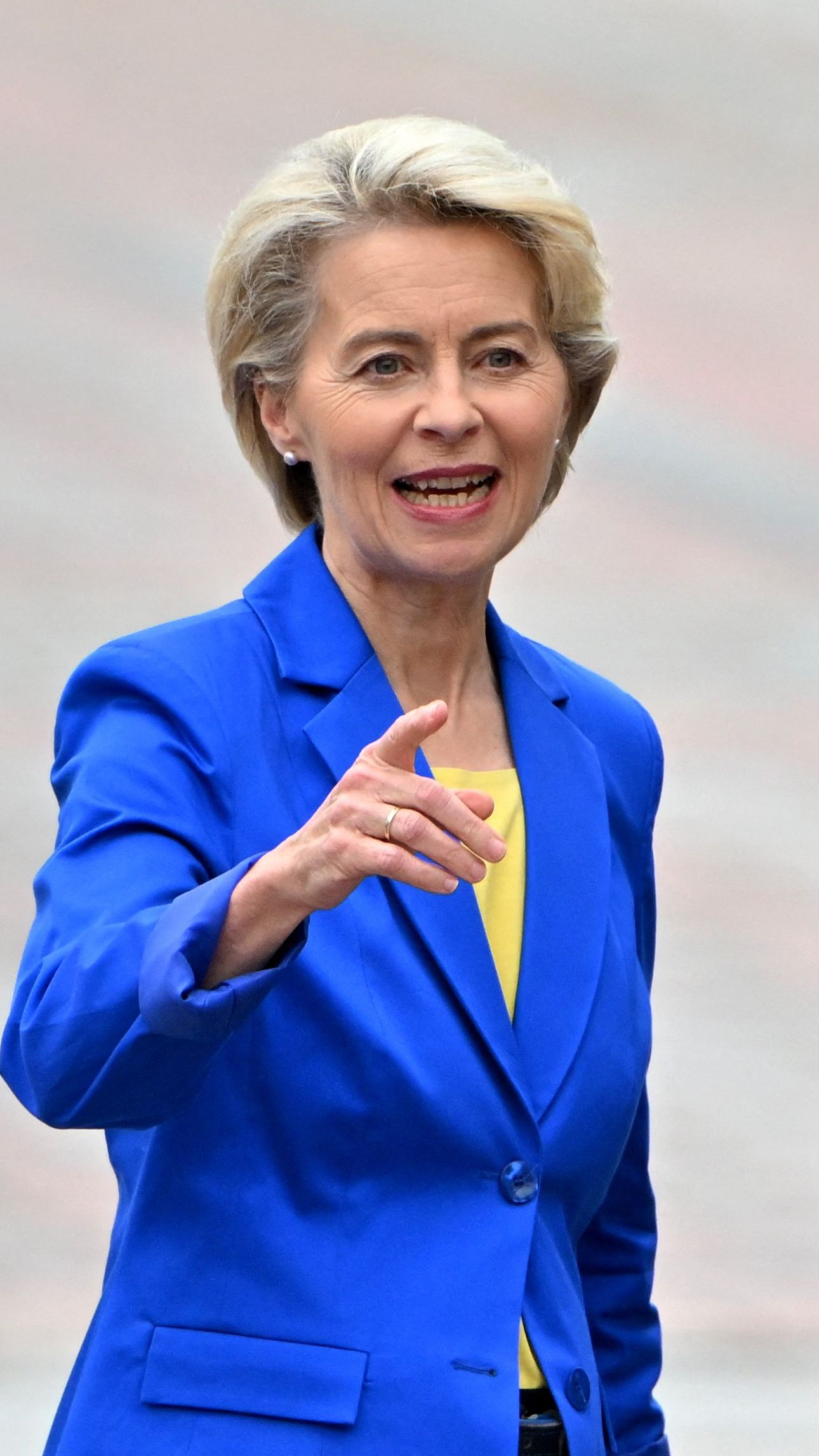 Ursula von der Lexen und Wolodimir Selenskyj.