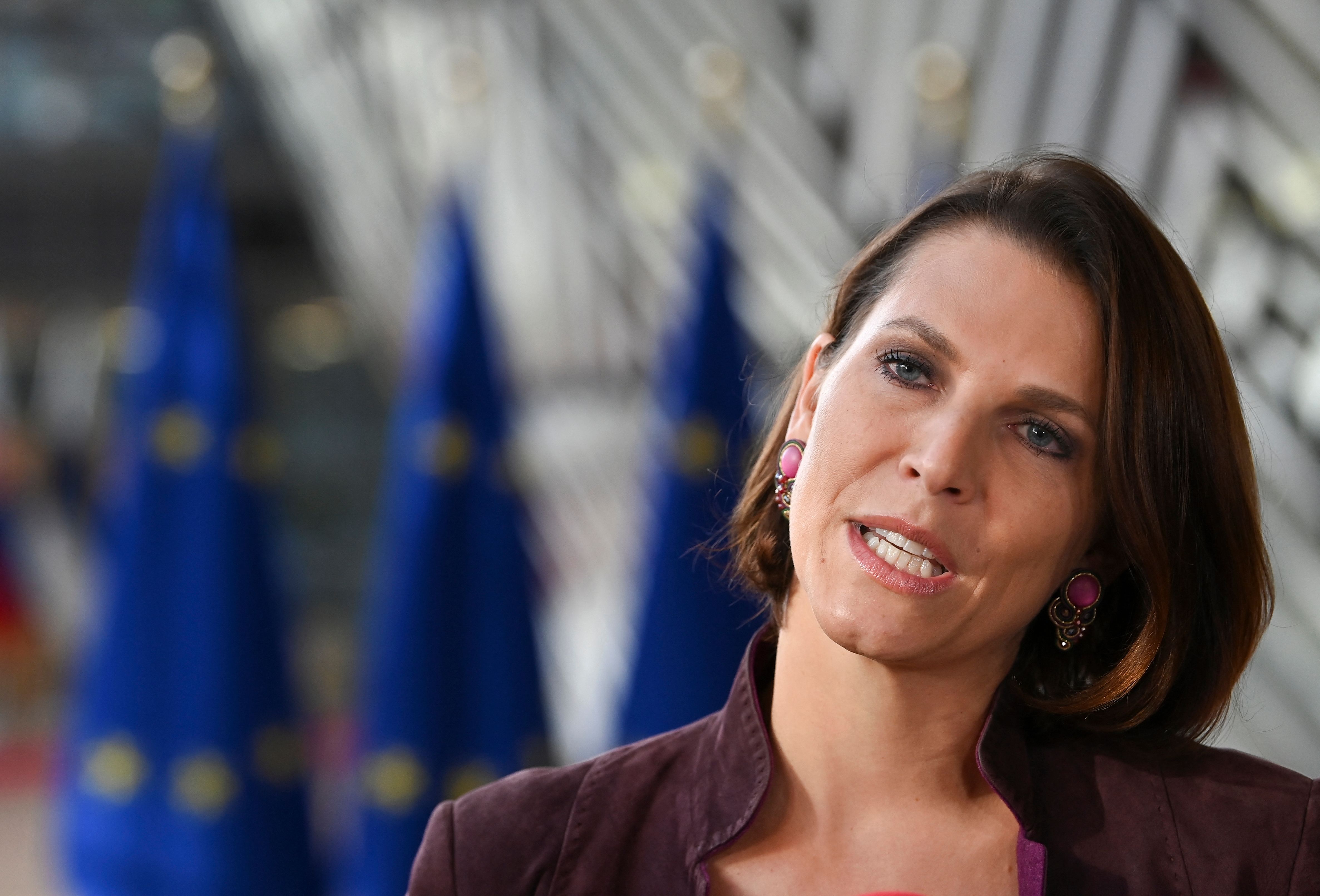 Die österreichische Ministerin Karoline Edtstadler (ÖVP) musste sich während der Angriffe auf Kiew im Keller des Parlaments verstecken.
