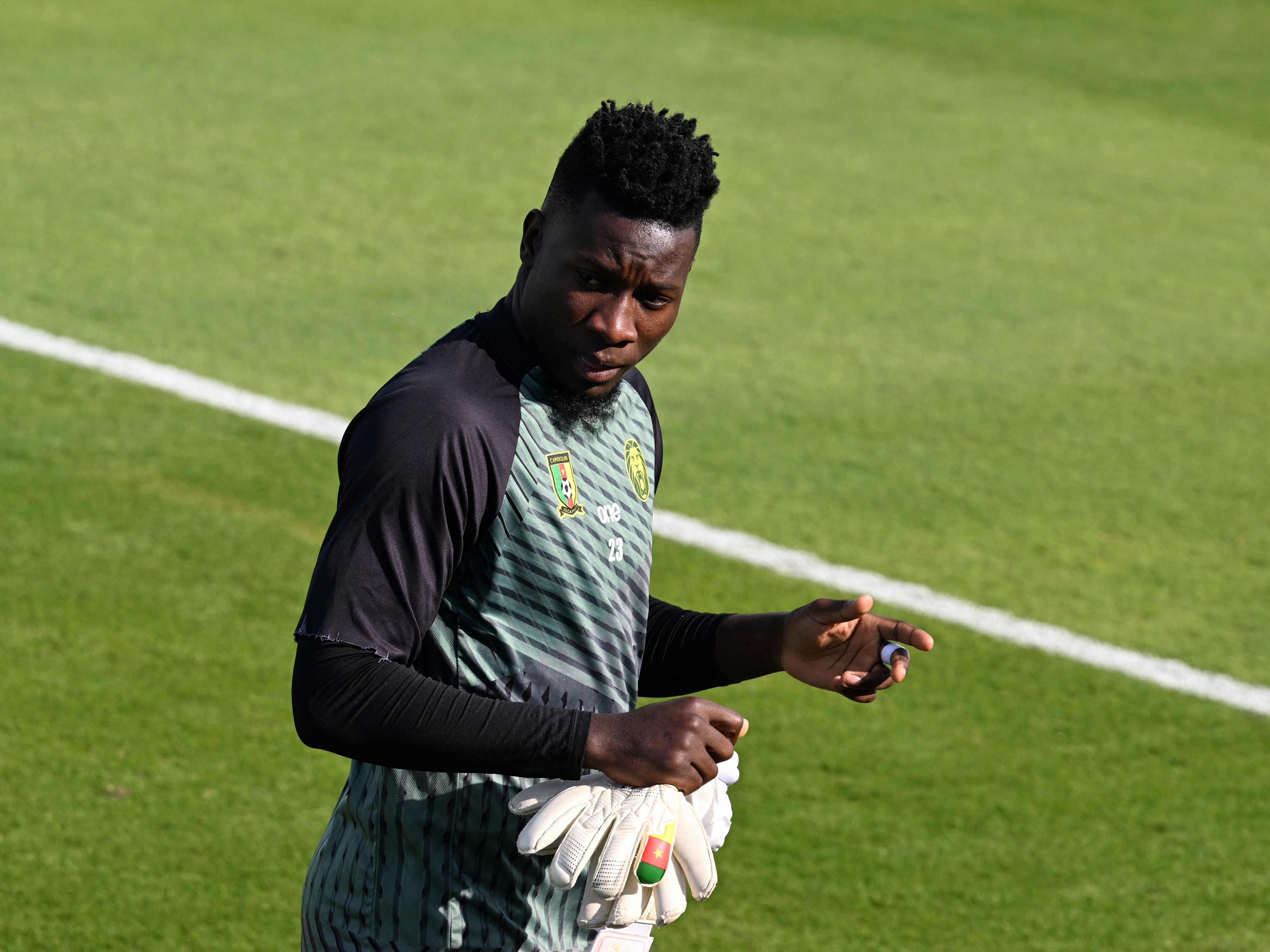Einsatz von Kamerun-Torwart Onana bei WM-Match gegen Brasilien scheint ausgeschlossen.