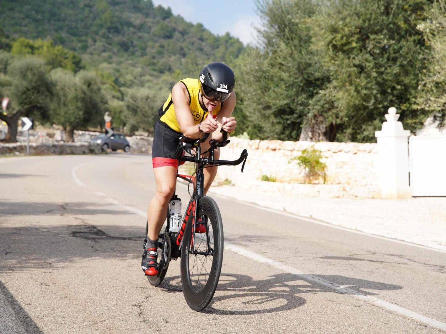 Philipp Teper bei den italienischen Staatsmeisterschaften im Triathlon auf der Mitteldistanz Philipp Teper bei den italienischen Staatsmeisterschaften im Triathlon auf der Mitteldistanz