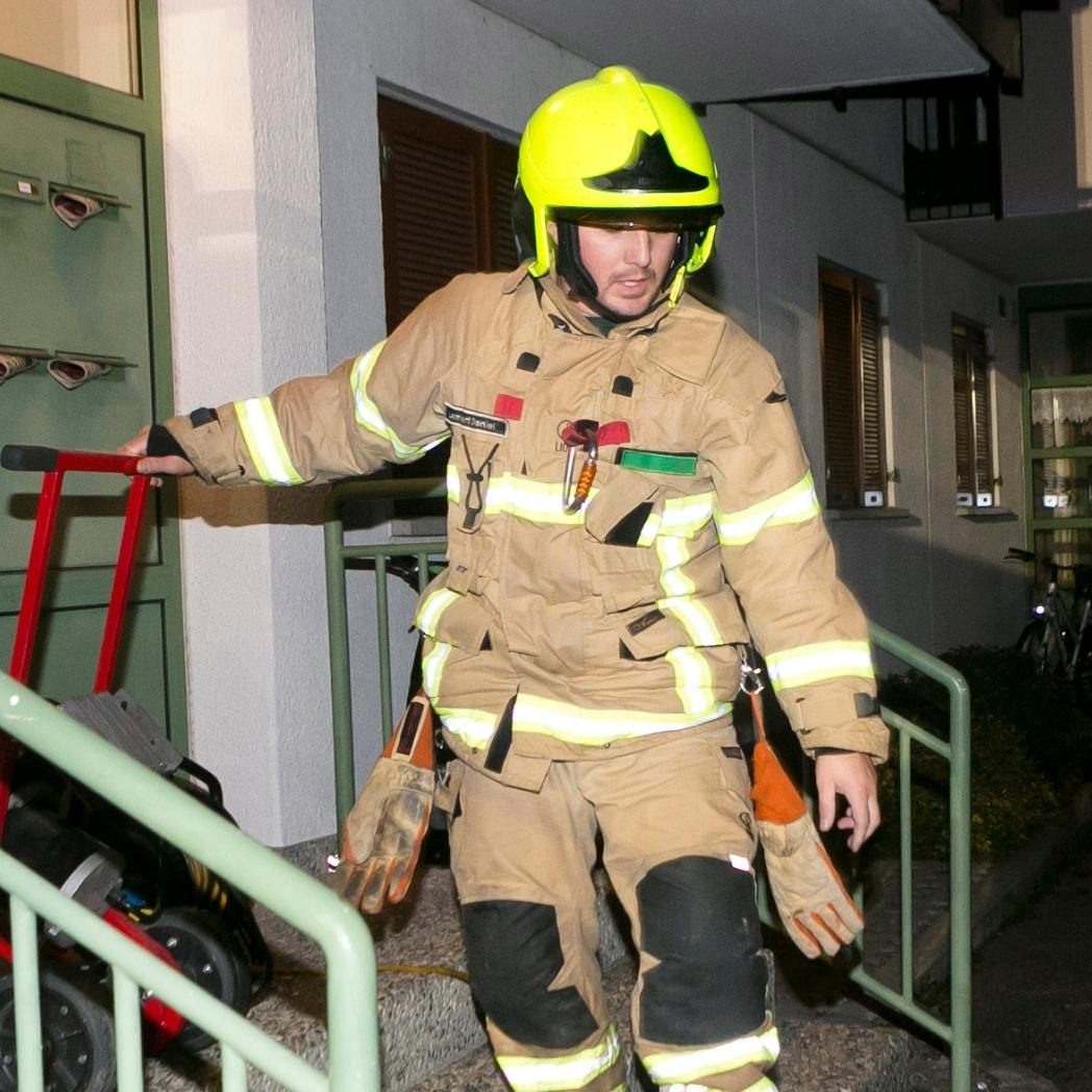 In einer Kleinwohnanlage in Rankweil kam es am Sonntag zu einem Brand.