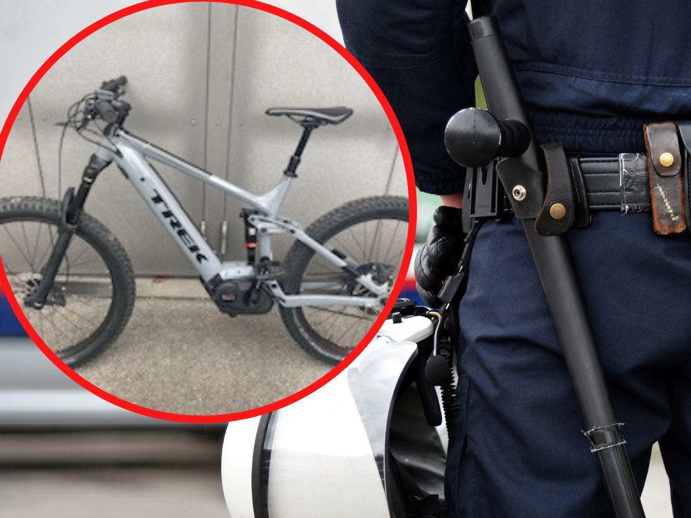 Die Polizei sucht nach dem Besitzer eines E-Mountainbikes. Die Polizei sucht nach dem Besitzer eines E-Mountainbikes.