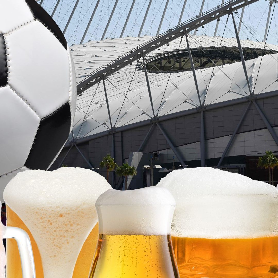 Die Kataris wollen ein komplettes Alkoholverbot in der Nähe der Stadien.
