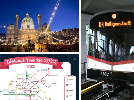Das sind die schönsten Adventmärkte entlang der Wiener U-Bahnen 2022.