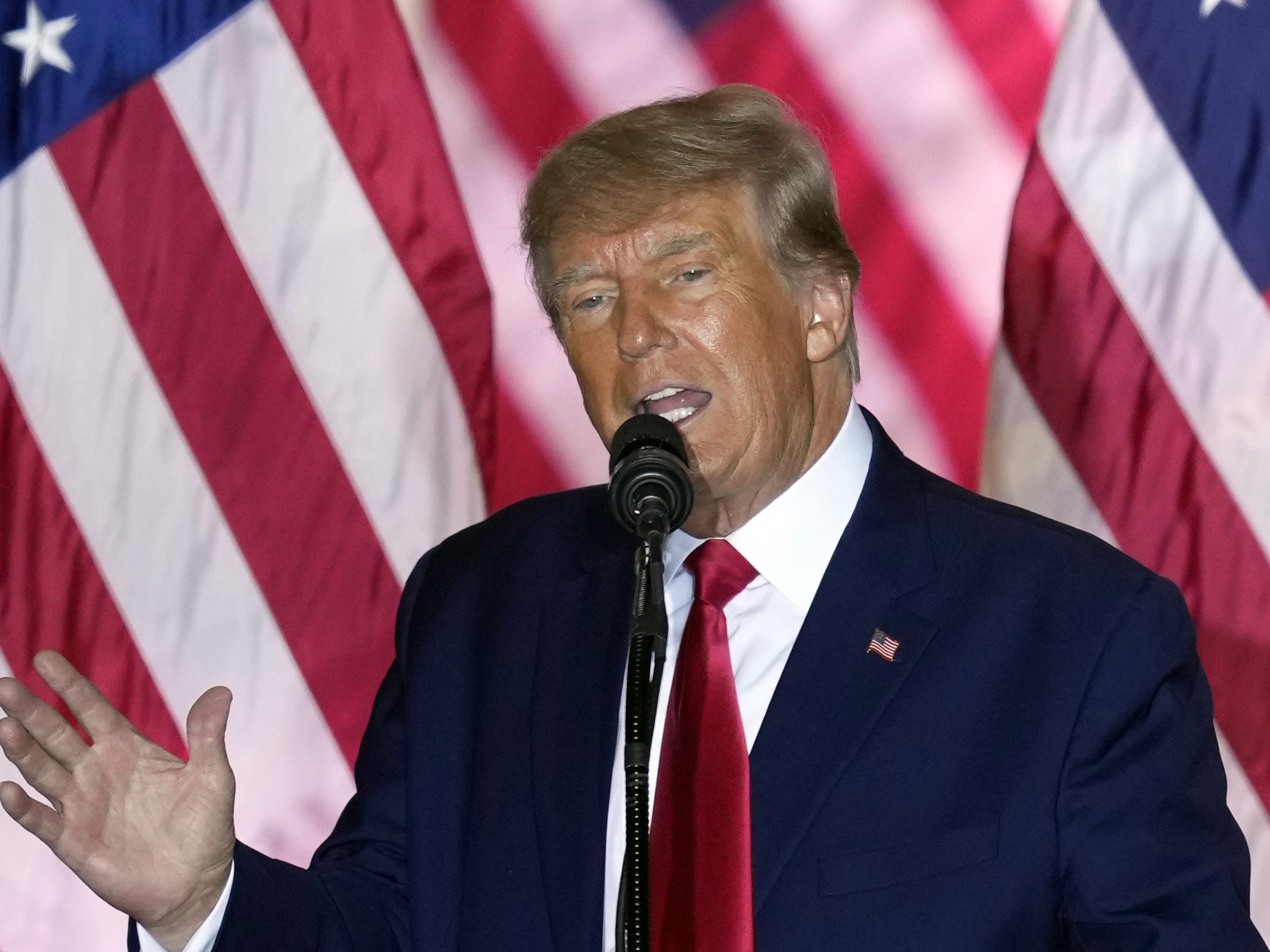 Donald Trump will 2024 erneut US-Präsident werden. Donald Trump will 2024 erneut US-Präsident werden.