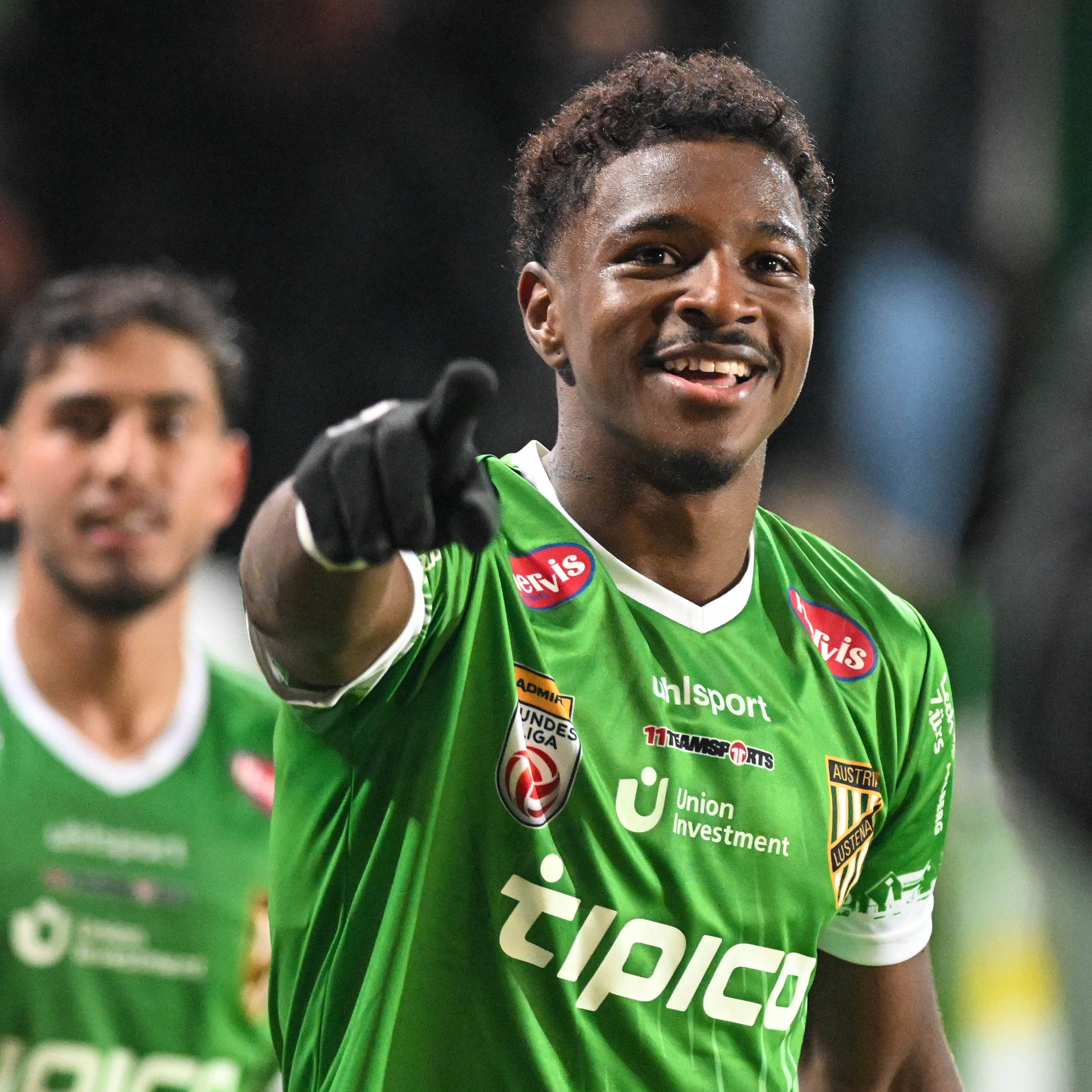 Teixeira schoss die Lustenauer Austria heute zum Derbysieg.