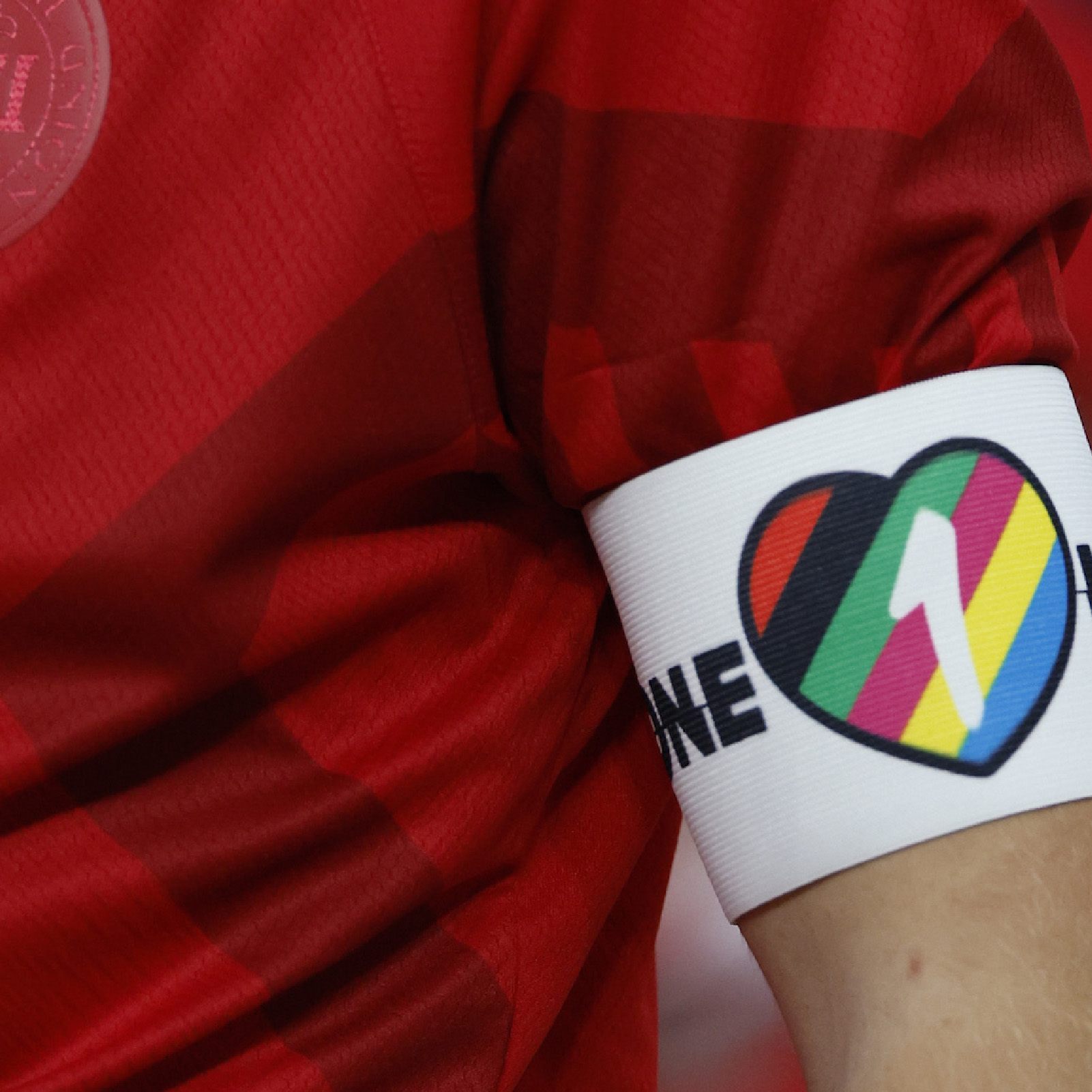 Stein des Anstoßes: Die "One Love"-Armbinde.