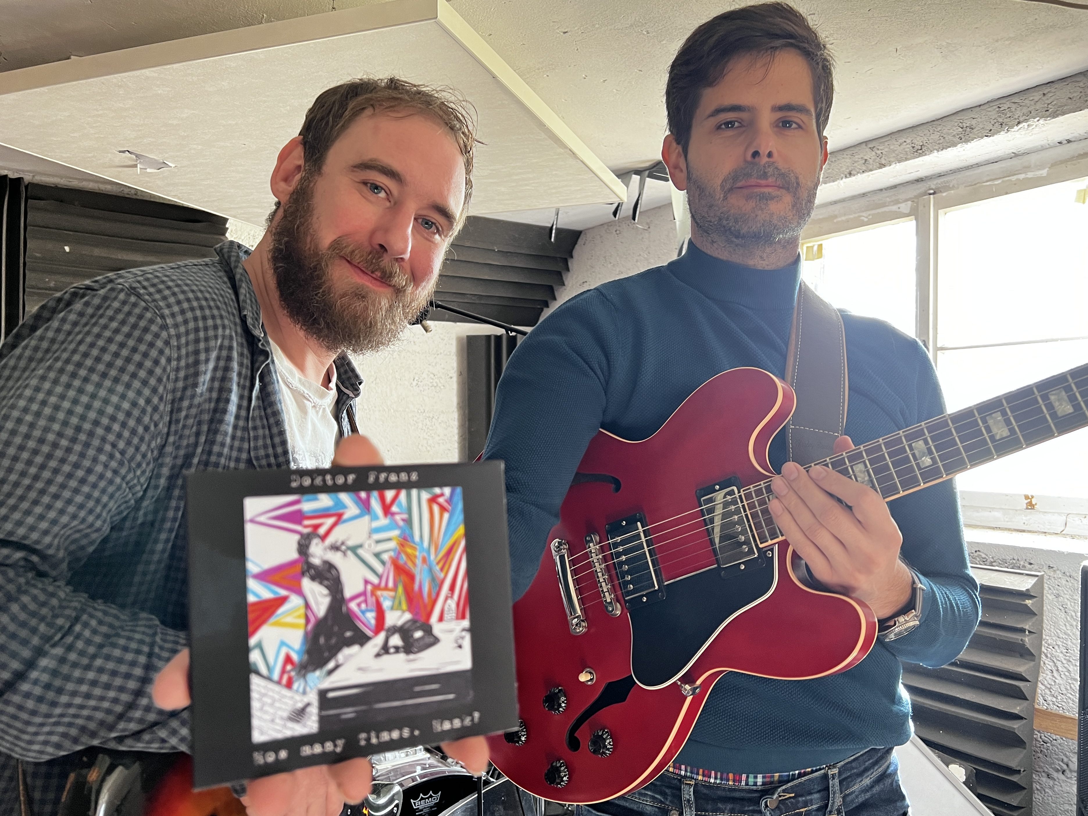 Andreas Grabher und Guillermo Delis von Doktor Franz (nicht auf dem Bild: Schlagzeuger Hannes Ganahl). Andreas Grabher und Guillermo Delis von Doktor Franz (nicht auf dem Bild: Schlagzeuger Hannes Ganahl).
