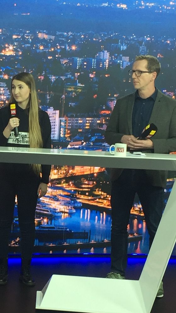 Magdalena Raos empfing Marina Hagen-Canaval und Martin Dechant zur Aktivismus-Diskussion im Studio.