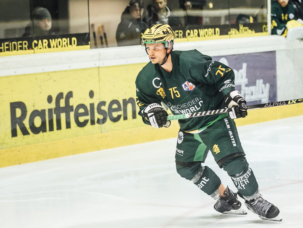 Kapitän Max Wilfan peilt mit dem EHC Lustenau einen Heimsieg an.