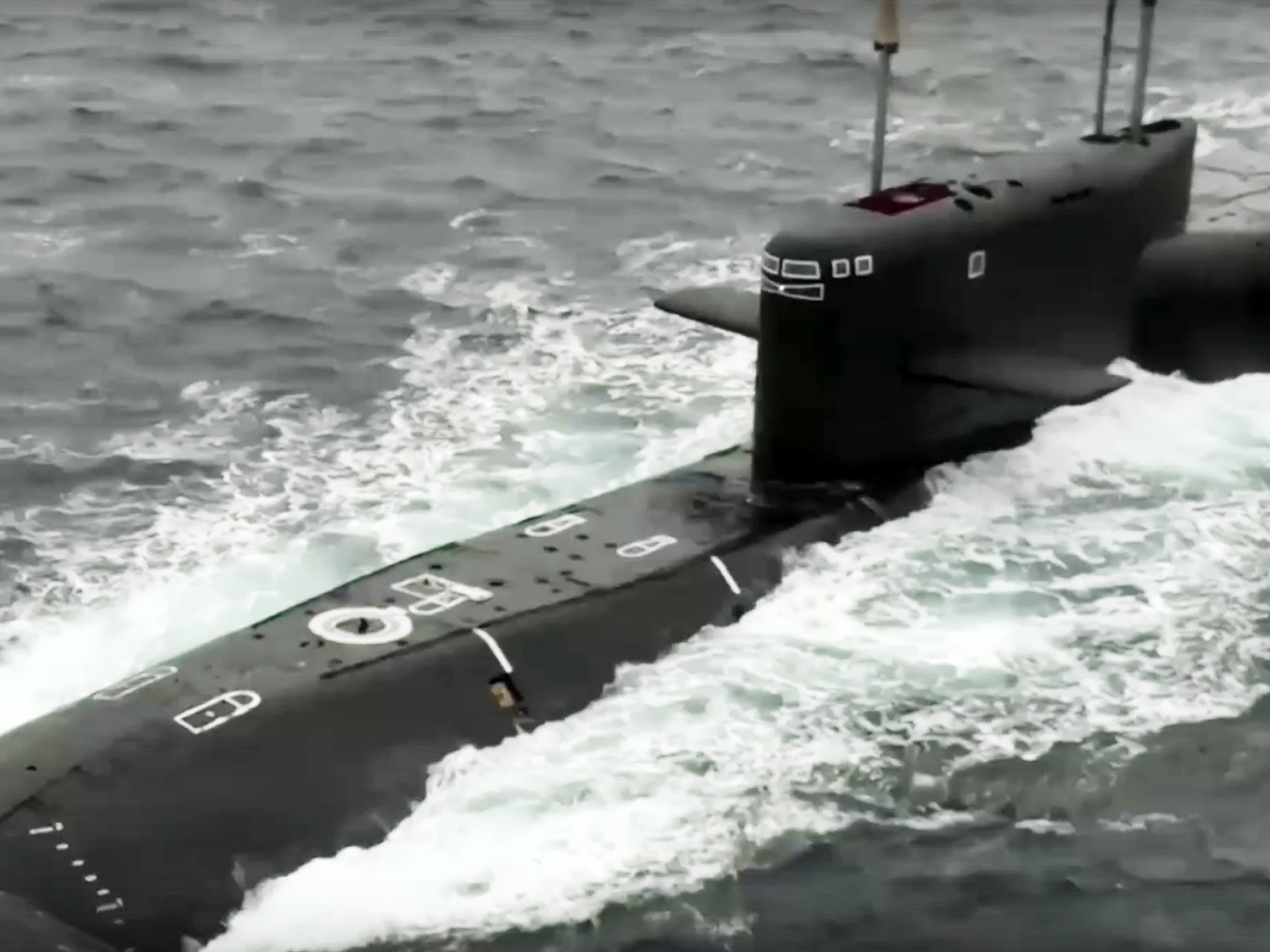 Russland soll ein neues Atom-U-Boot getestet haben.