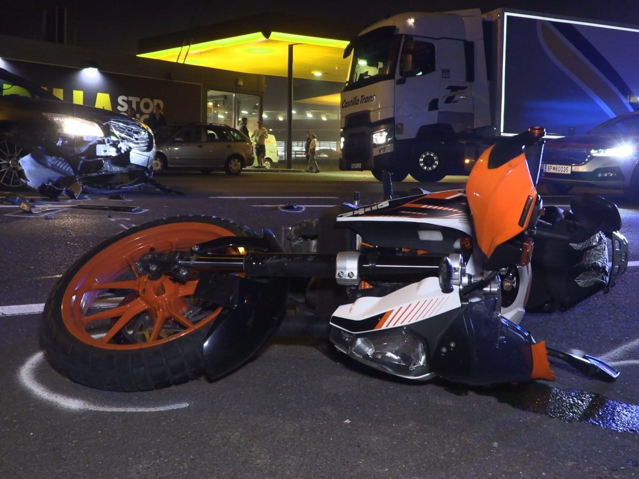Pkw-Lenker übersah den Motorradfahrer.