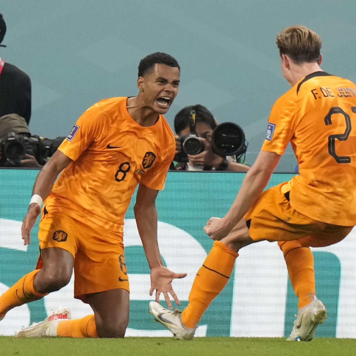 Cody Gakpo erzielte den einzigen Treffer gegen den Senegal.