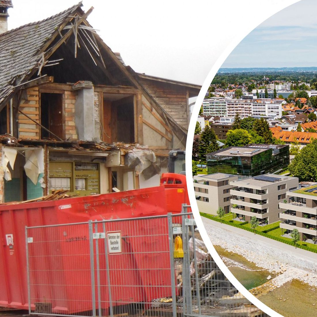 Beim ehemaligen Traditionsgasthaus sind die Bagger aufgefahren.
