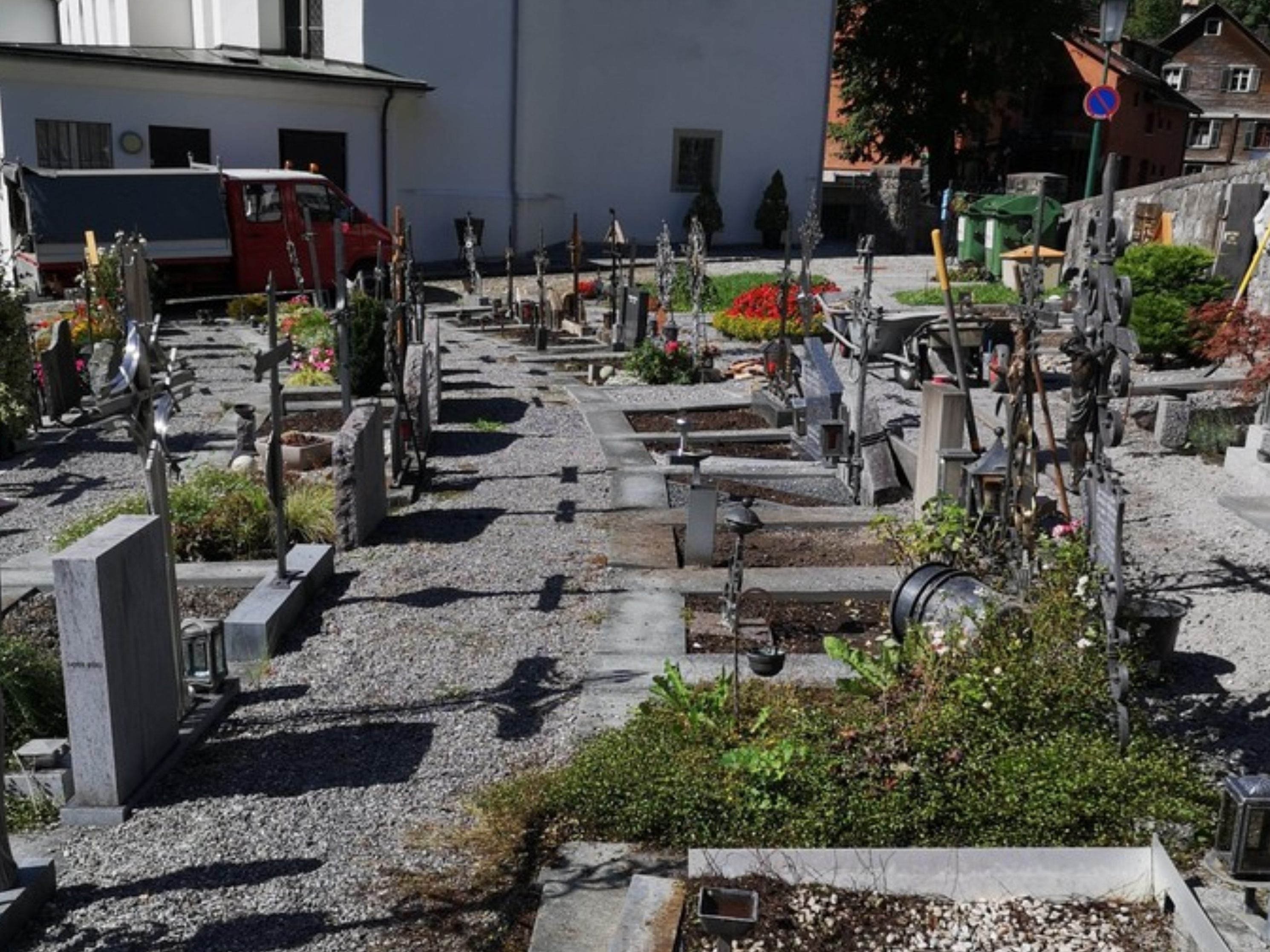 Der Klauser Friedhof wurde in den letzten Wochen saniert und erweitert