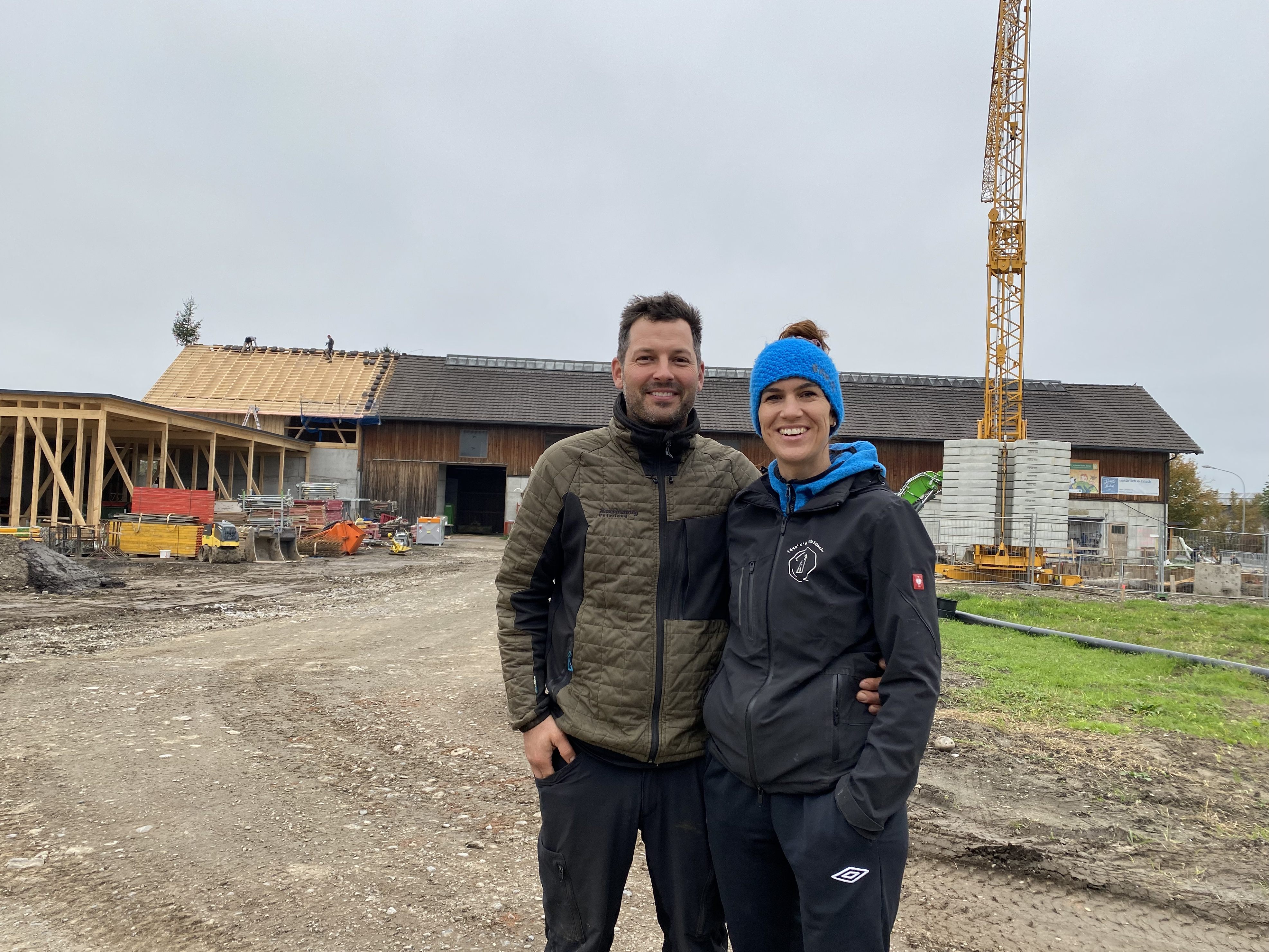 Bei Stefan und Jeannette Lässer herrscht reger Baubetrieb.